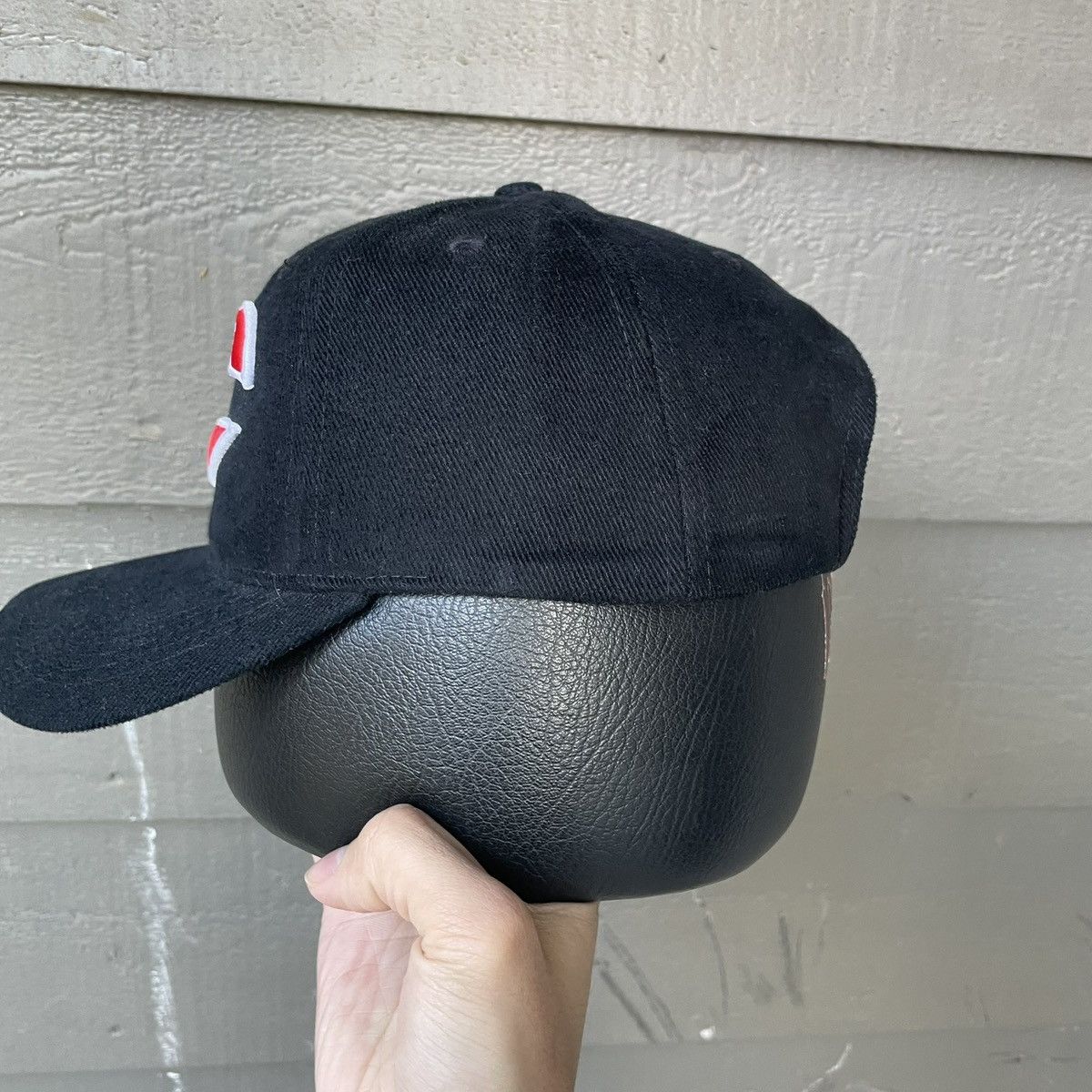 Drew Pearson Vintage ESPN Drew Pearson Black Wool Strapback Hat NWOT Size ONE SIZE - 7 Thumbnail