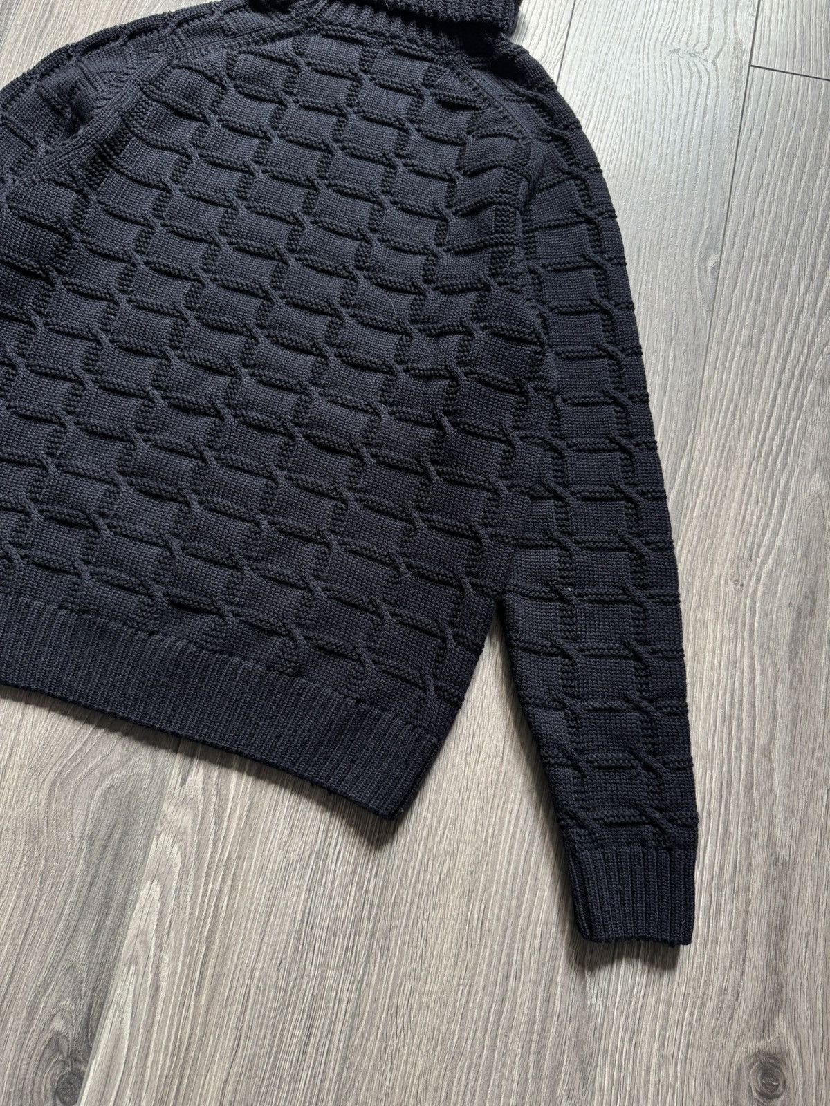Zanone Zanone Slowear cable-knit turtleneck sweater RRP €478 Size US S / EU 44-46 / 1 - 3 Thumbnail