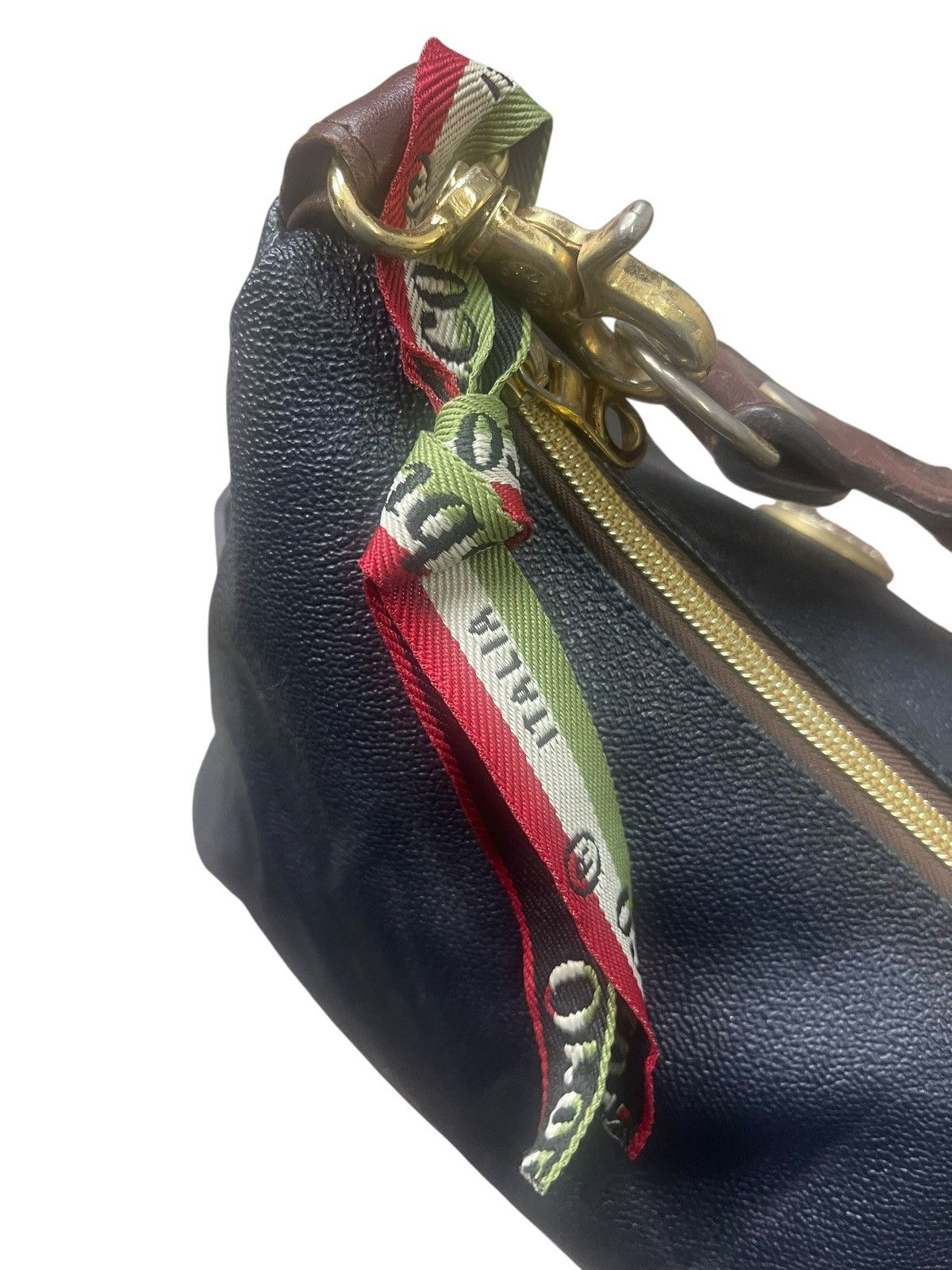 Orobianco Vintage Orobianco Handbag Leather Opti Zipper Size ONE SIZE - 6 Thumbnail