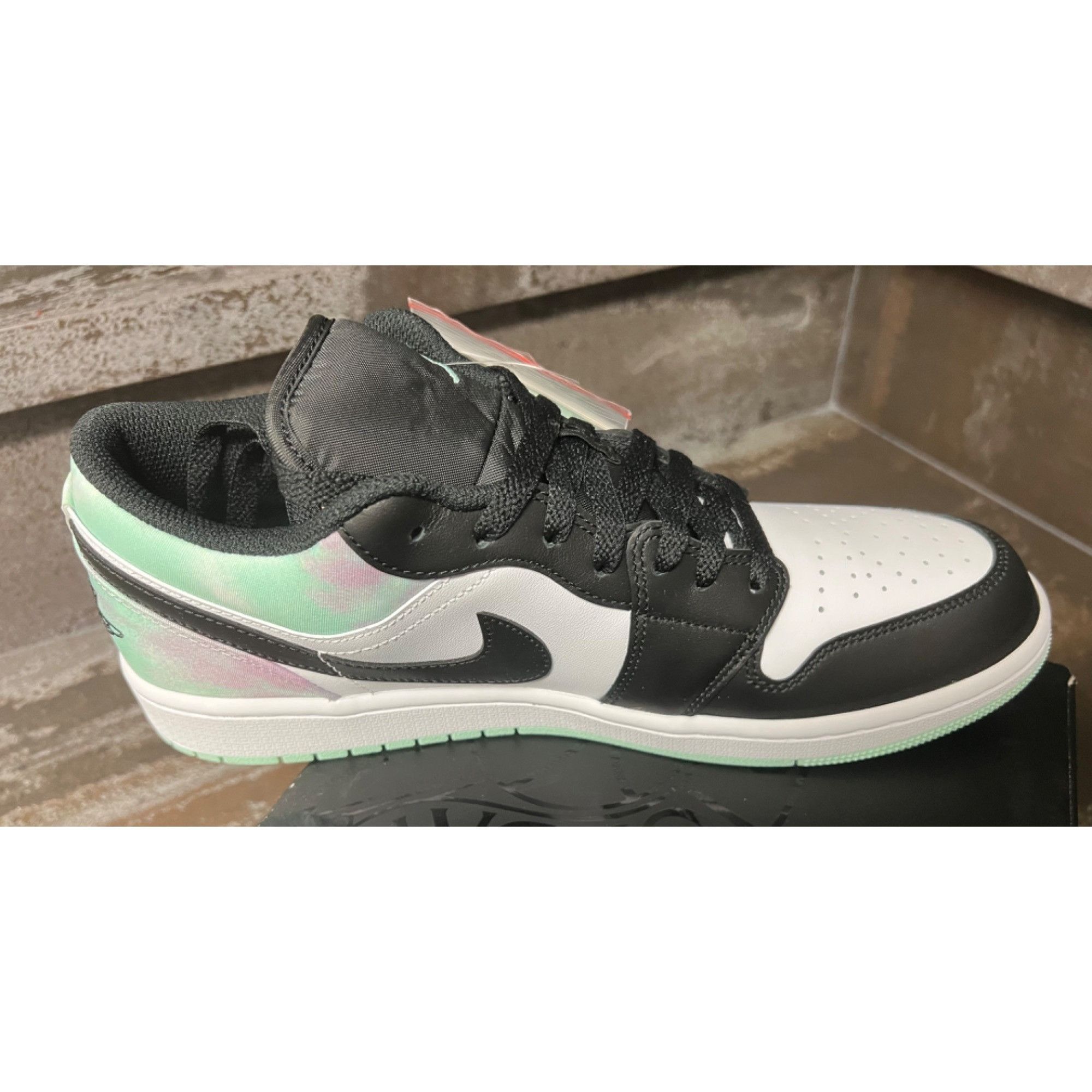 Nike Jordan 1 Low Tie- Dye Pastel Green Size 10.5- DM1199-100 Size US 10.5 / EU 43-44 - 6 Thumbnail