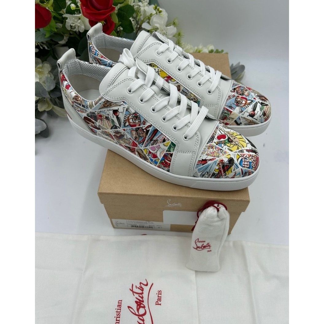 Christian Louboutin Christian Louboutin fun Louis Jr flat patent sneaker sz 47 Size US 14 / EU 47 - 5 Thumbnail