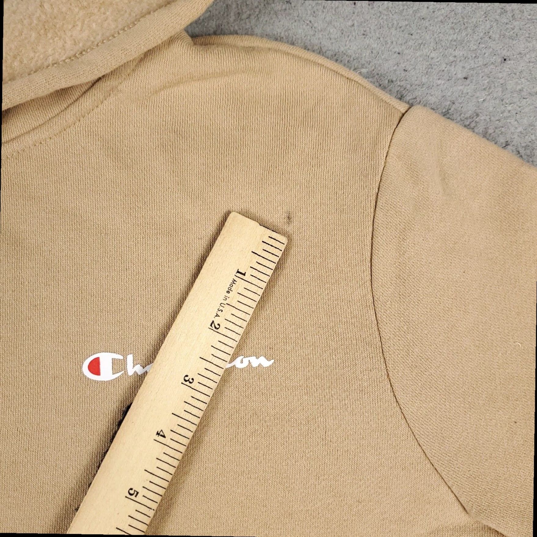 Champion Champion Womens Large Beige Pullover Hoodie Sweatshirt Size L / US 10 / IT 46 - 5 Thumbnail