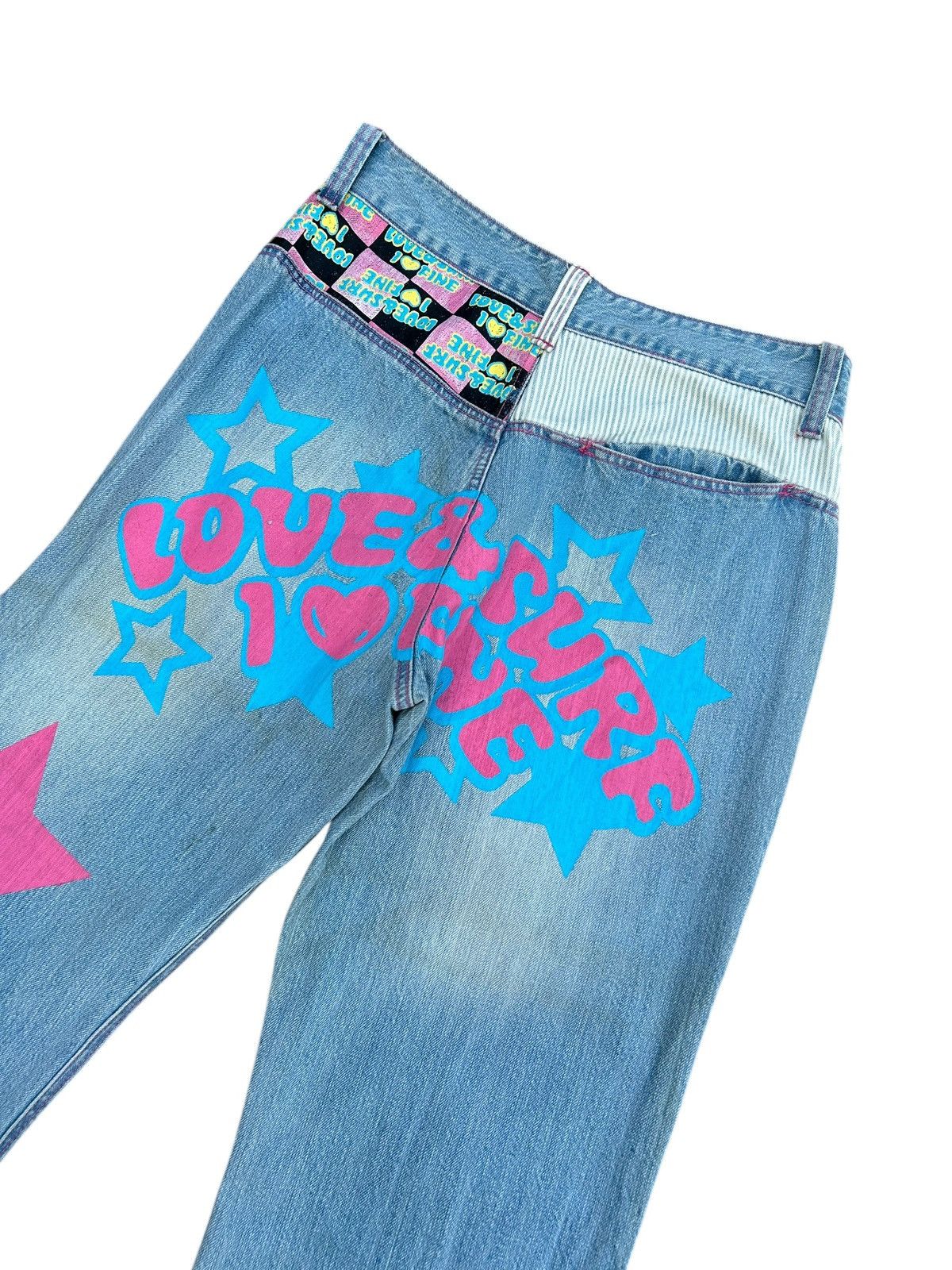 Kapital LOVE & SURF HIPPIES STYLE DENIM JEANS Size US 30 / EU 46 - 3 Thumbnail