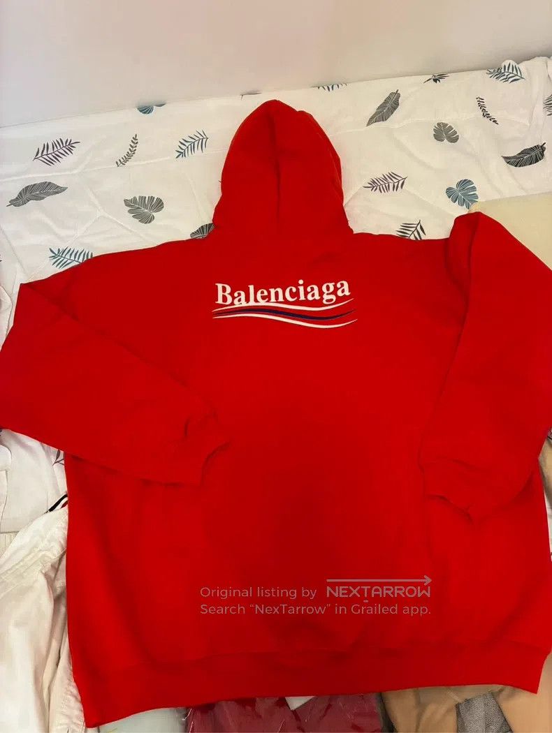 Balenciaga Balenciaga Classic Coke red sweatshirt Size US XS / EU 42 / 0 - 5 Thumbnail