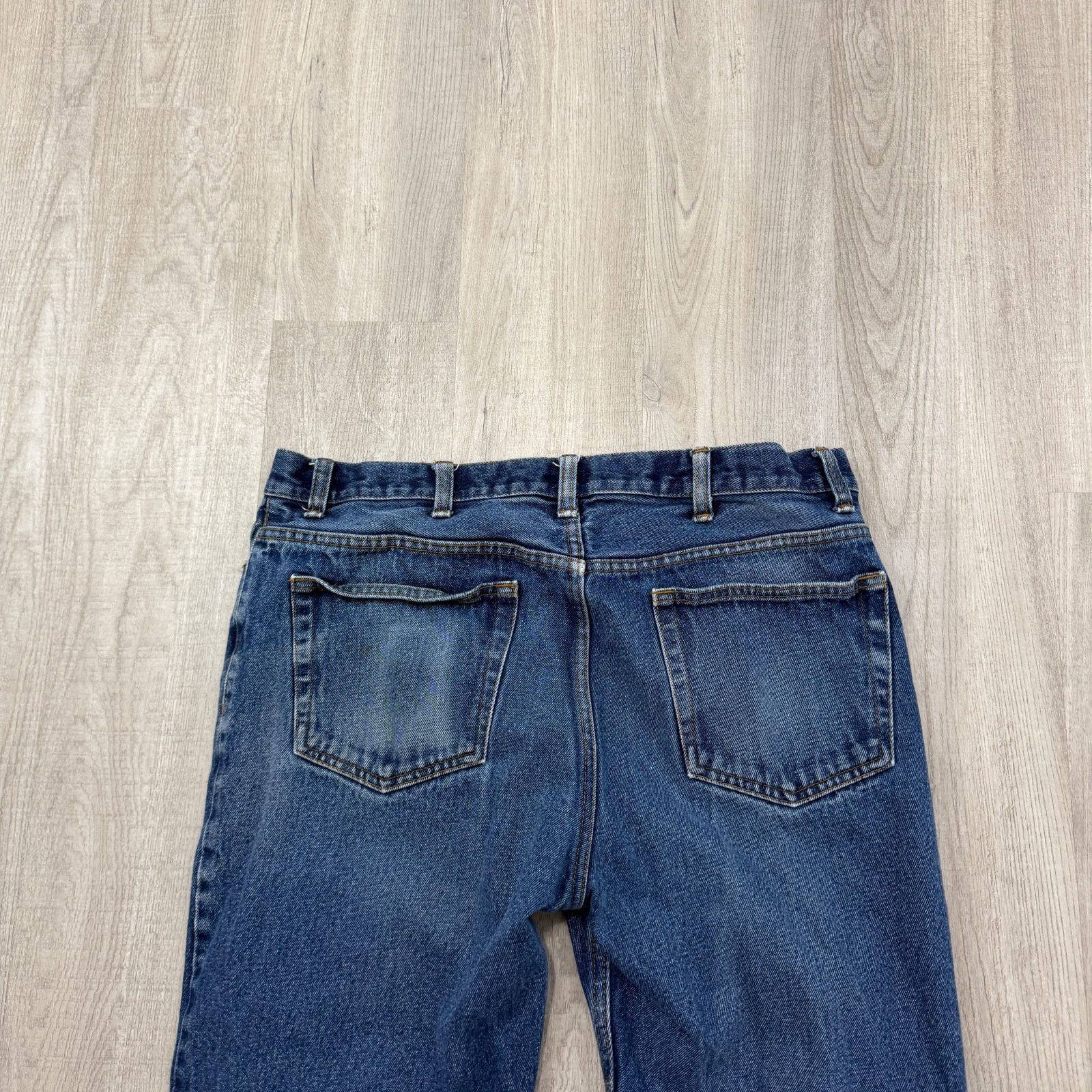 Vintage Vintage Faded Jeans Men's 36x27 Blue Denim Western Grunge Size US 36 / EU 52 - 6 Thumbnail