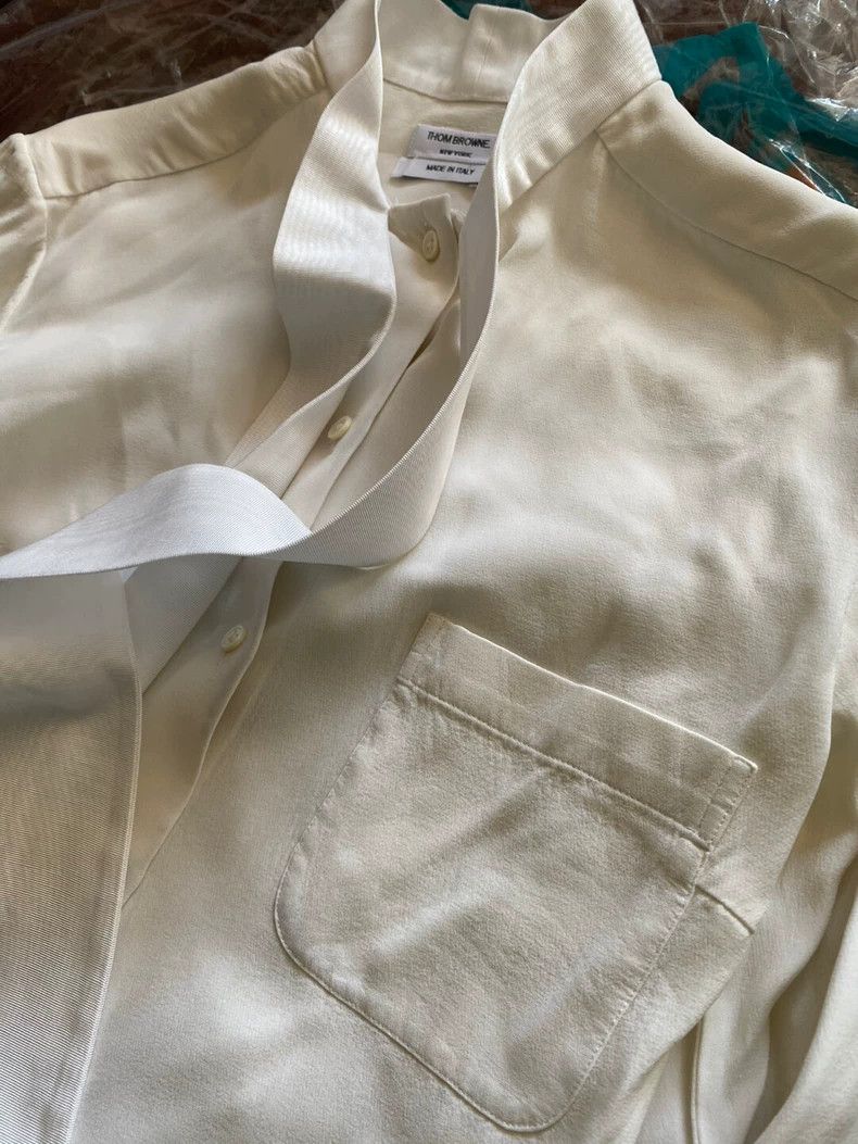 Thom Browne Butterfly Knot silk shirt