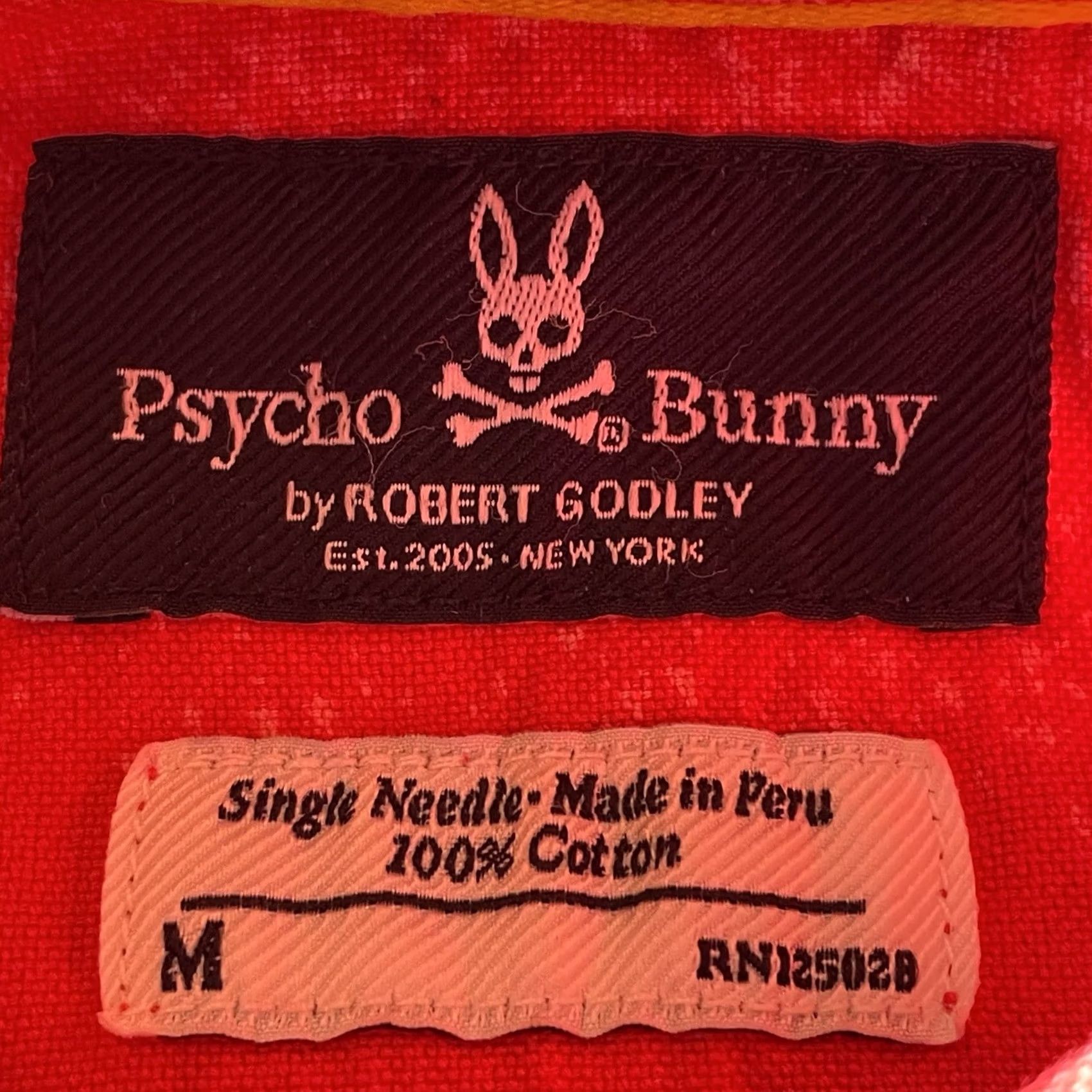 Psycho Bunny Psycho Bunny Shirt Men M Red Long Sleeve Button-Up Dots Ombre Gradient Size US M / EU 48-50 / 2 - 2 Thumbnail