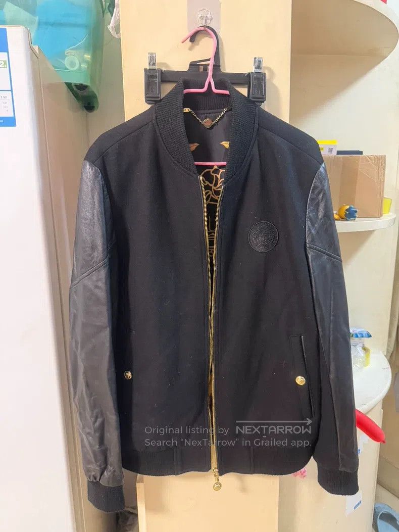 Versace Versace Medusa patchwork leather sleeve jacket coat Size US XL / EU 56 / 4 - 1 Thumbnail