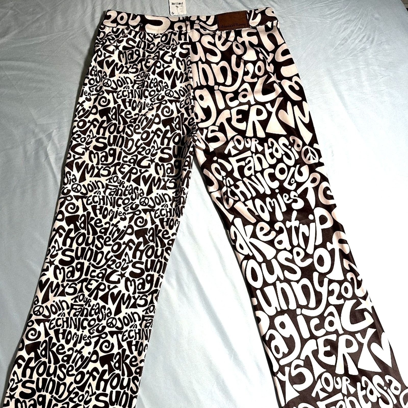 Free People Free People Scooby Pants Peace Sign Pocket House of Sunny 12 Size 34" / US 12 / IT 48 - 14 Thumbnail