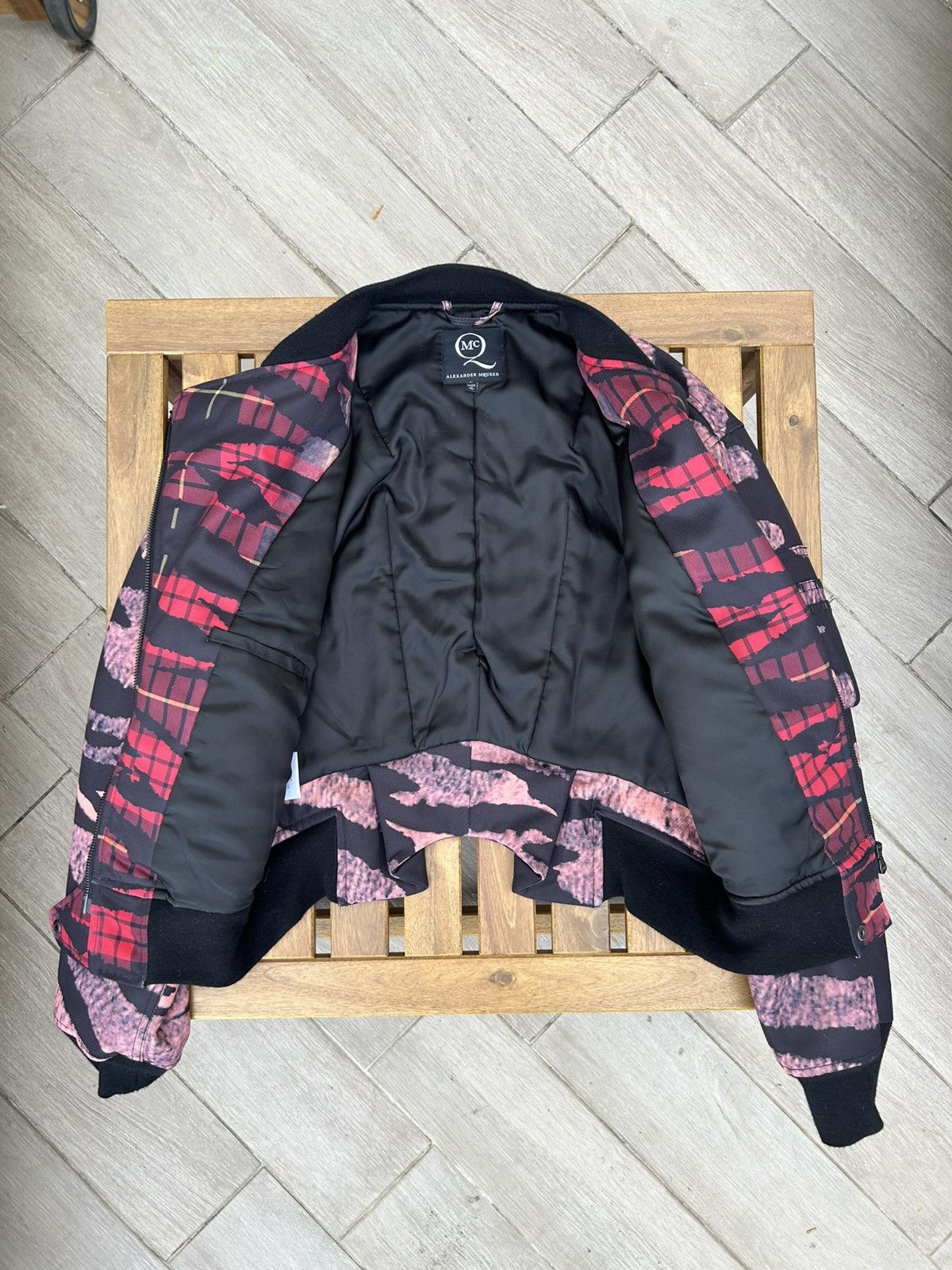Alexander McQueen × Designer Alexander McQueen bomber jacket Size S / US 4 / IT 40 - 3 Thumbnail