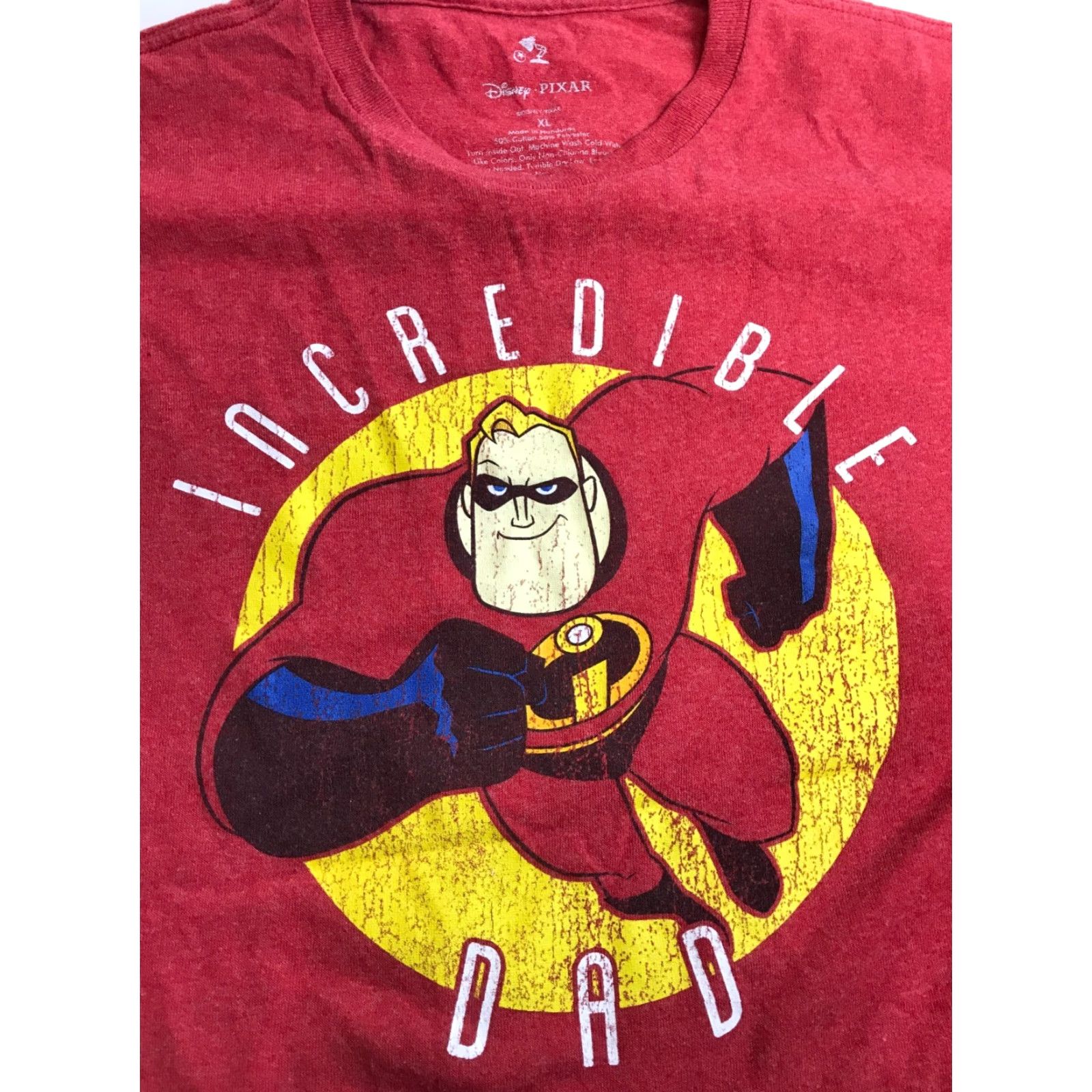 Disney VINTAGE Disney Pixar T-Shirt Men’s XL Crewneck The Icredibles Incredible Dad Top Size US XL / EU 56 / 4 - 3 Thumbnail