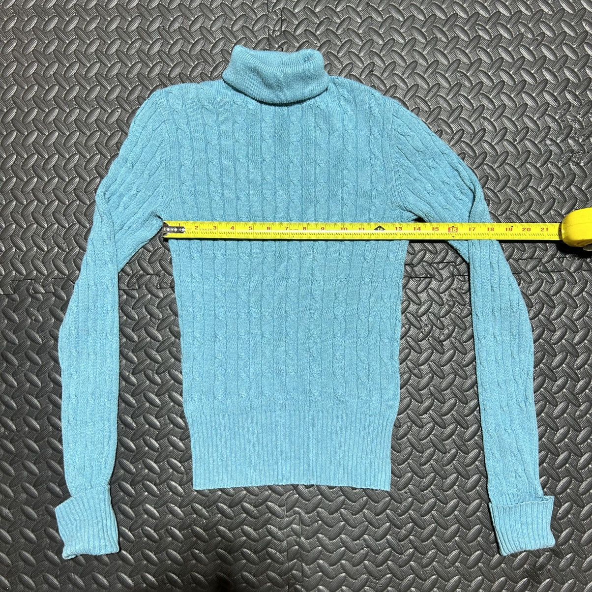 Gap Vintage Gap Turtleneck Sweater Cable Knit Crochet Y2K Small Size S / US 4 / IT 40 - 4 Thumbnail