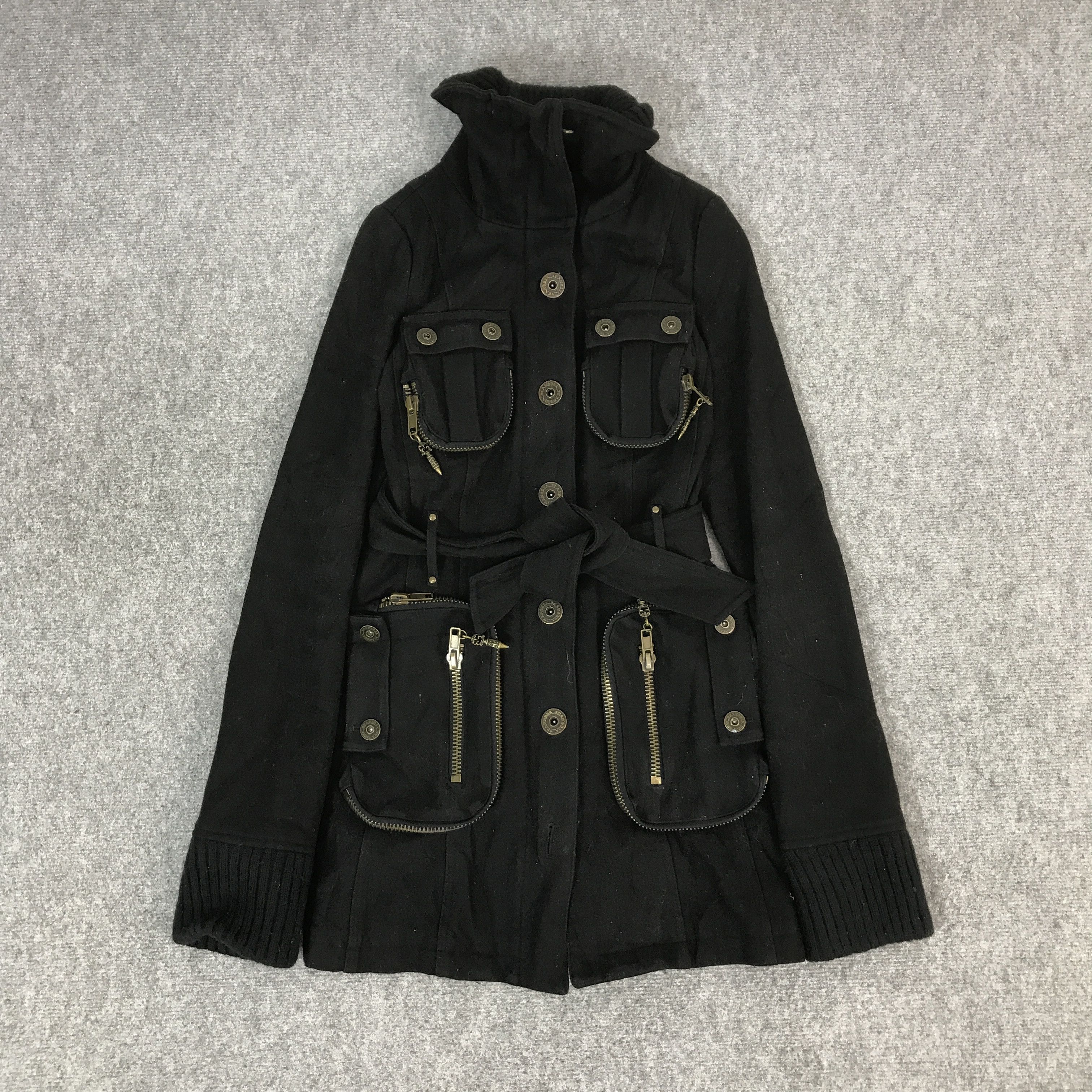 If Six Was Nine D.I.A IFSIXWASNINE GOTHIC PUNK STYLE WOOL JACKET Size XS / US 0-2 / IT 36-38 - 1 Thumbnail