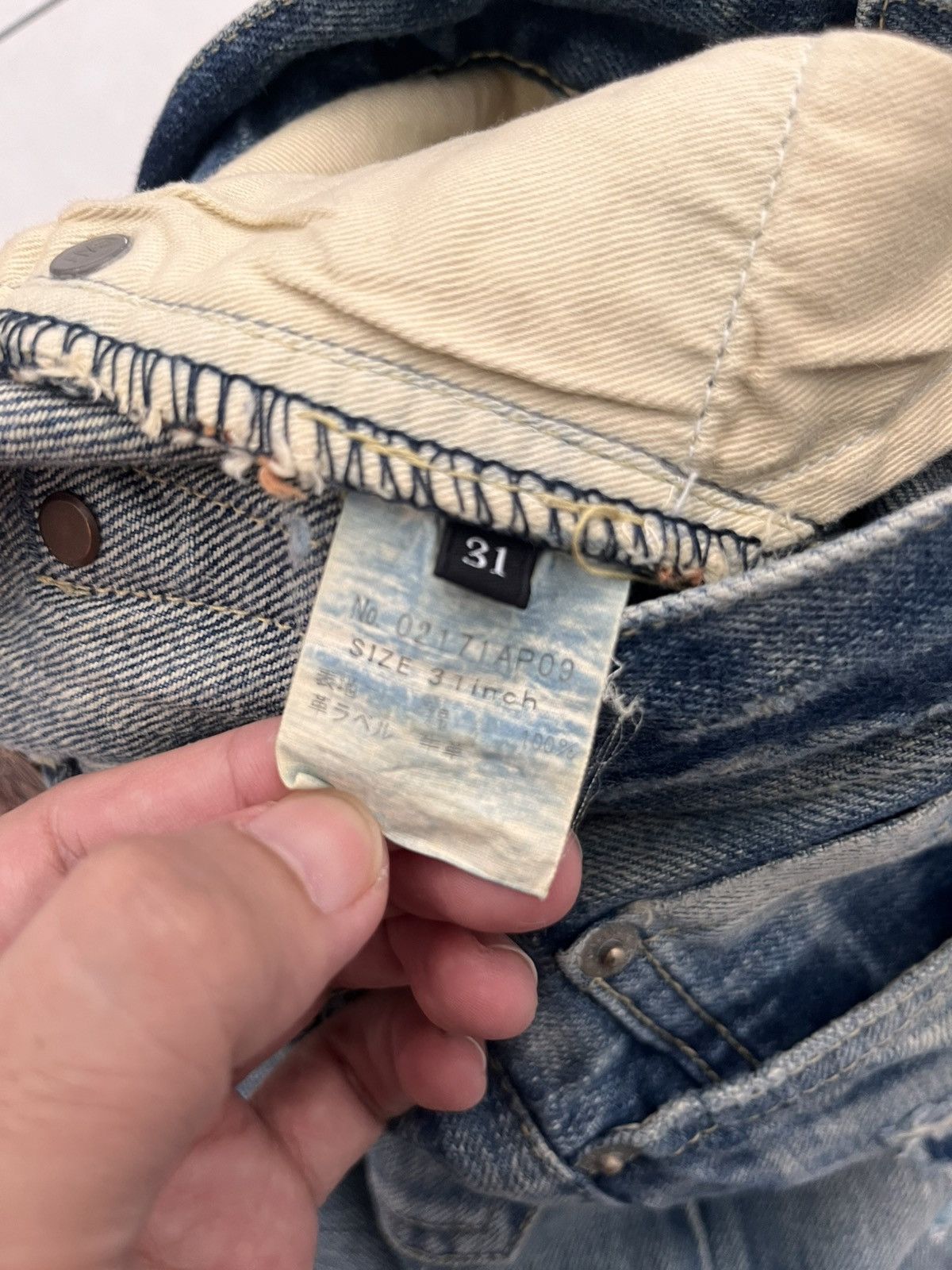 Hysteric Glamour × Japanese Brand × Vintage Rare Hysteric Glamour Bandana Patches Design Selvedge Jeans Size US 31 - 6 Thumbnail