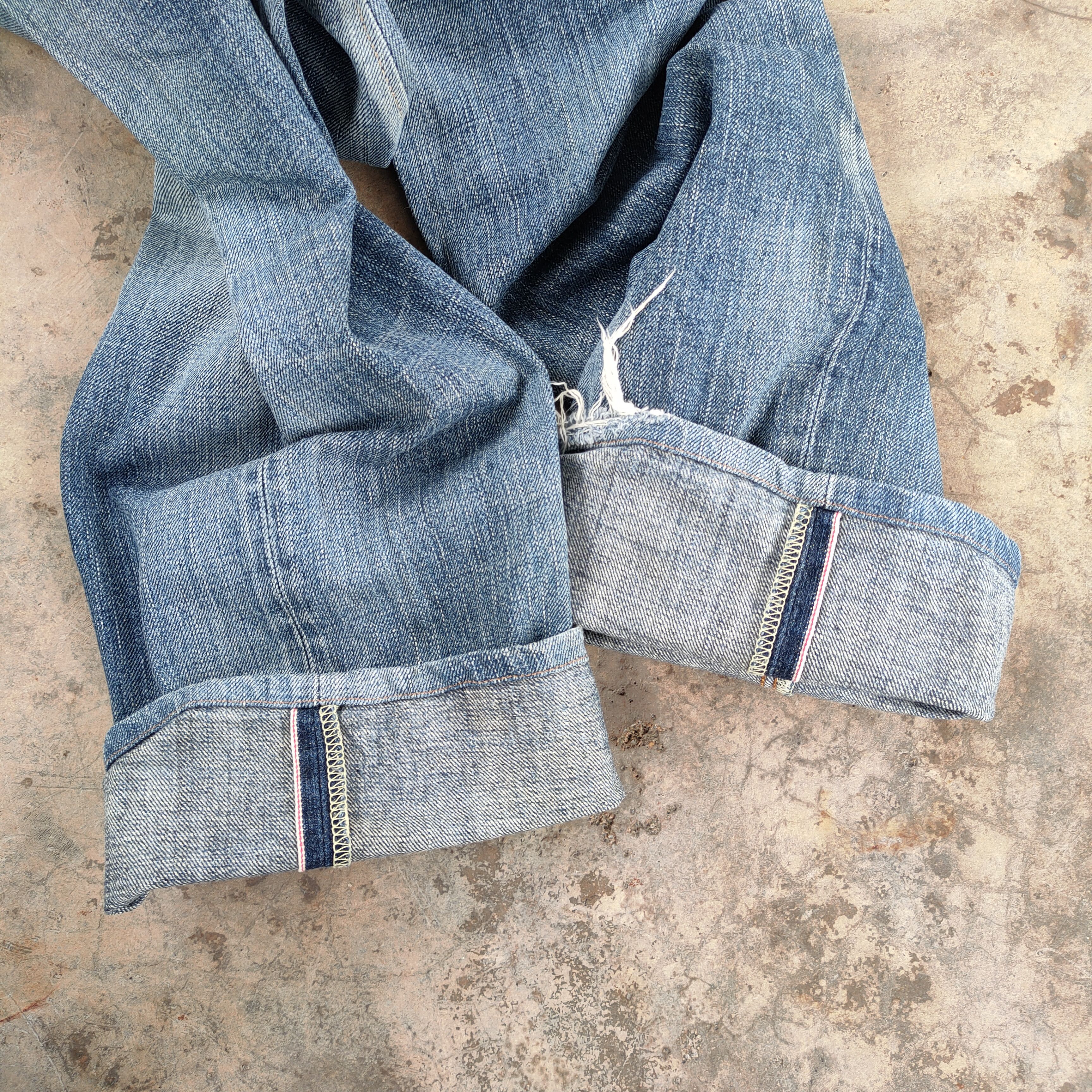 Edwin W31 VINTAGE EDWIN ORANGE TAG FADED DISTRESSED JEANS PANTS Size US 31 - 15 Thumbnail