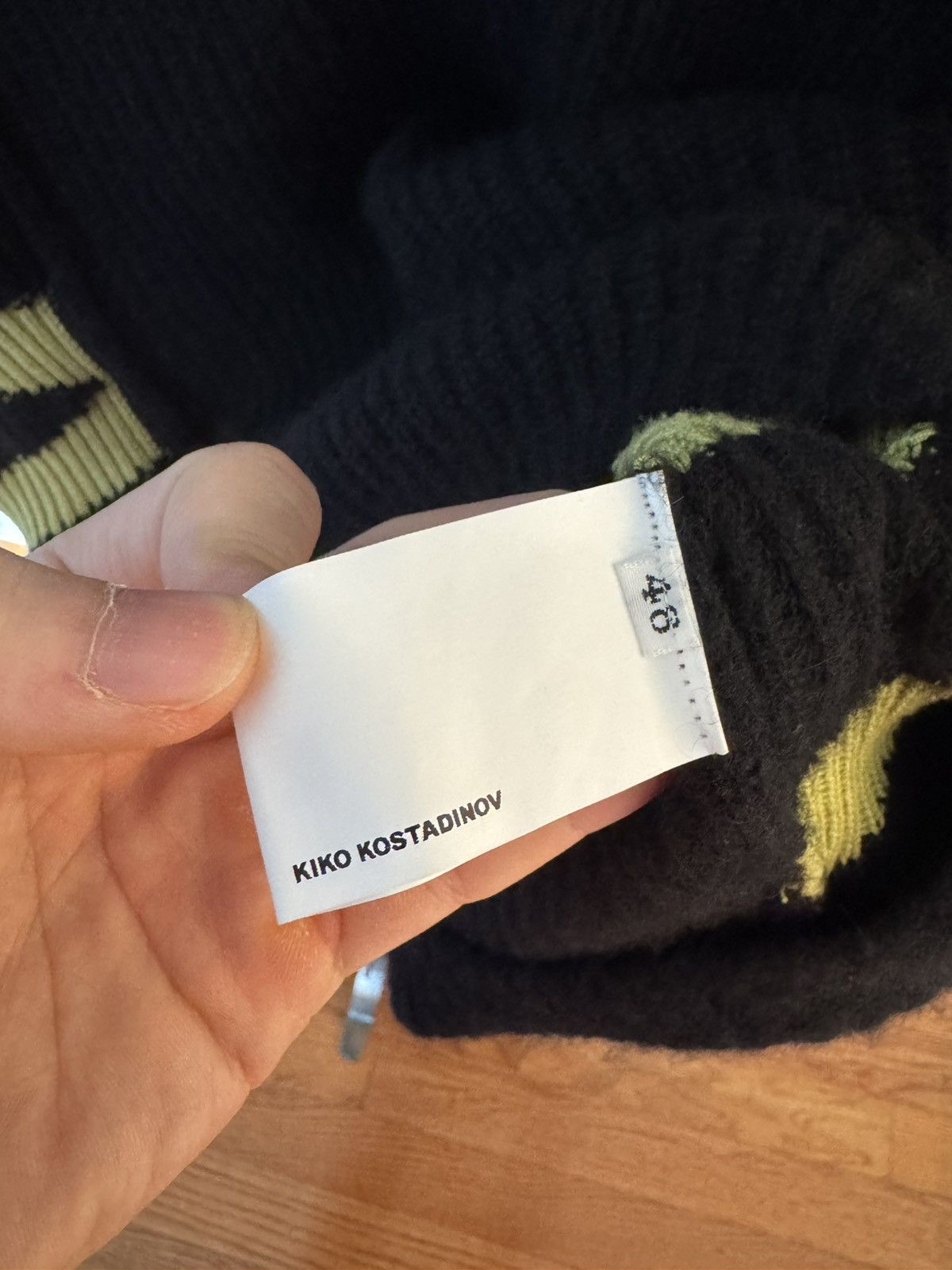 Kiko Kostadinov Cashmere KK Bourdain Knit Black Size US M / EU 48-50 / 2 - 6 Thumbnail
