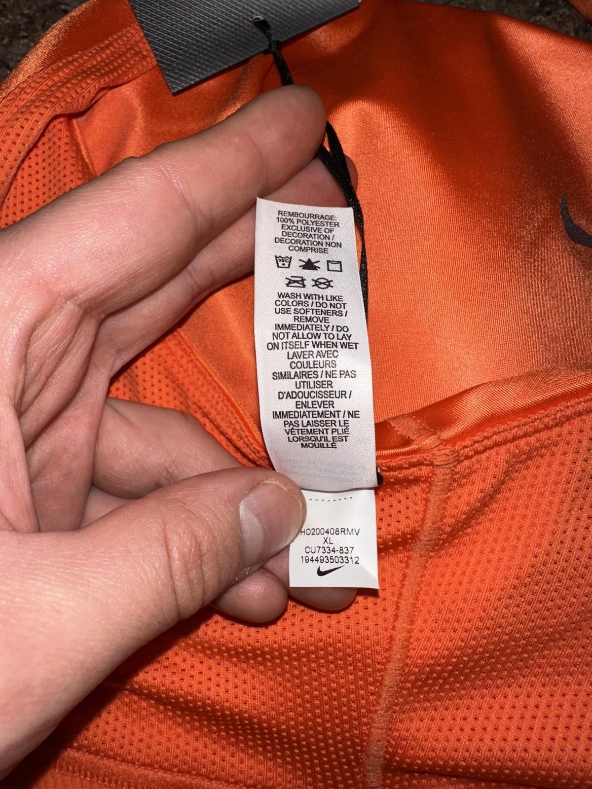 Nike Nike Women’s Swoosh City Ready Electro Orange Sports Bra Top Size ONE SIZE - 9 Thumbnail