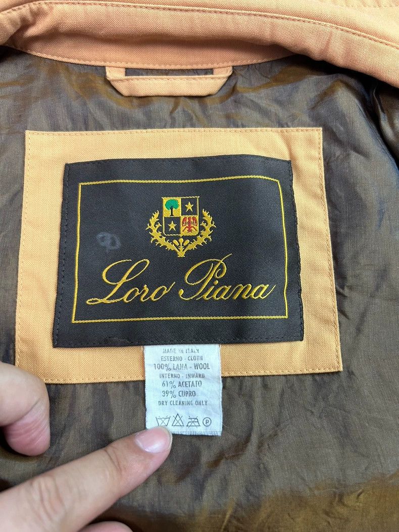 LORO PIANA Wool jacket overcoat coat