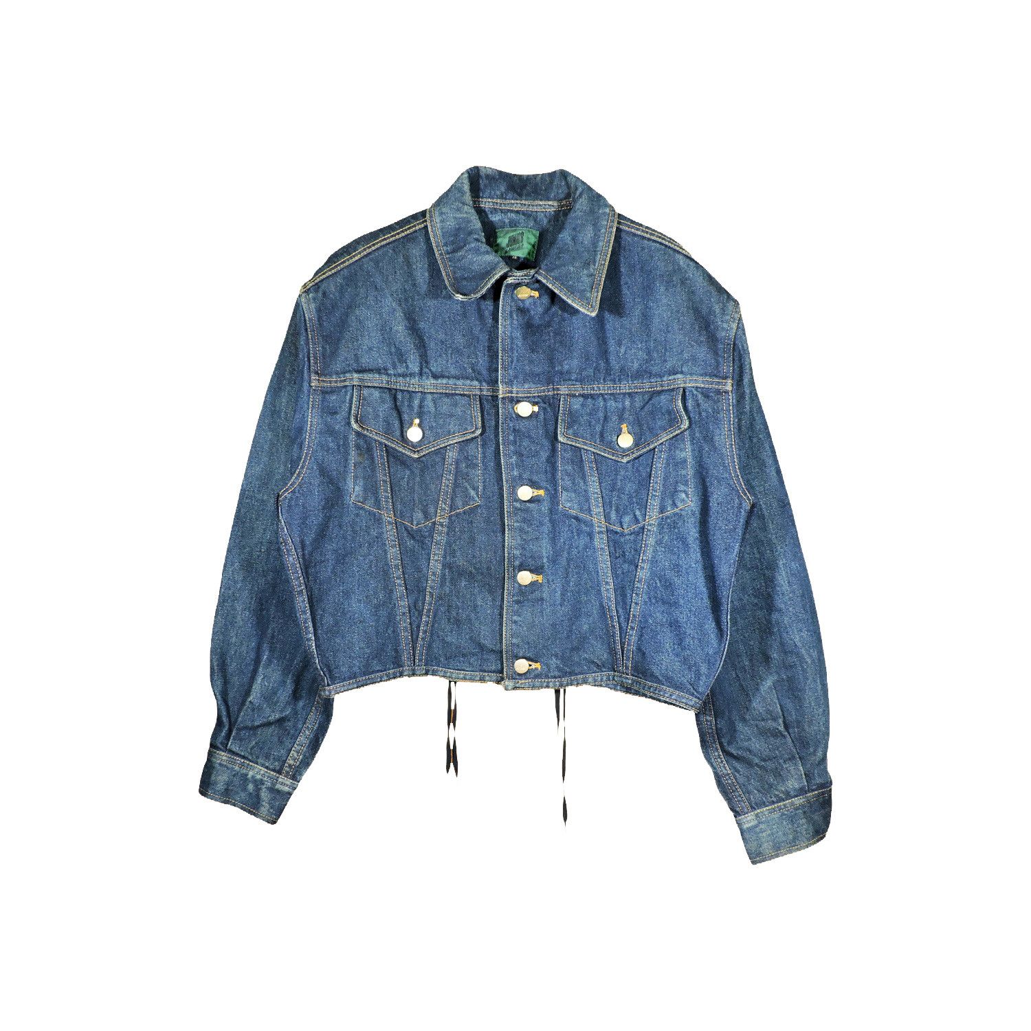Jean Paul Gaultier Jean Paul Gaultier laced denim jacket | Grailed