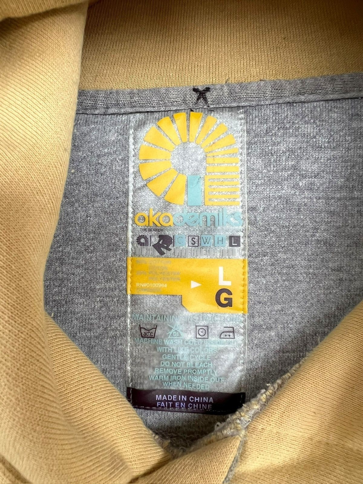 Akademiks Vintage 2000s Y2k Akademiks Japan Baggy Boxy Grey Hoodie Size US XL / EU 56 / 4 - 10 Thumbnail