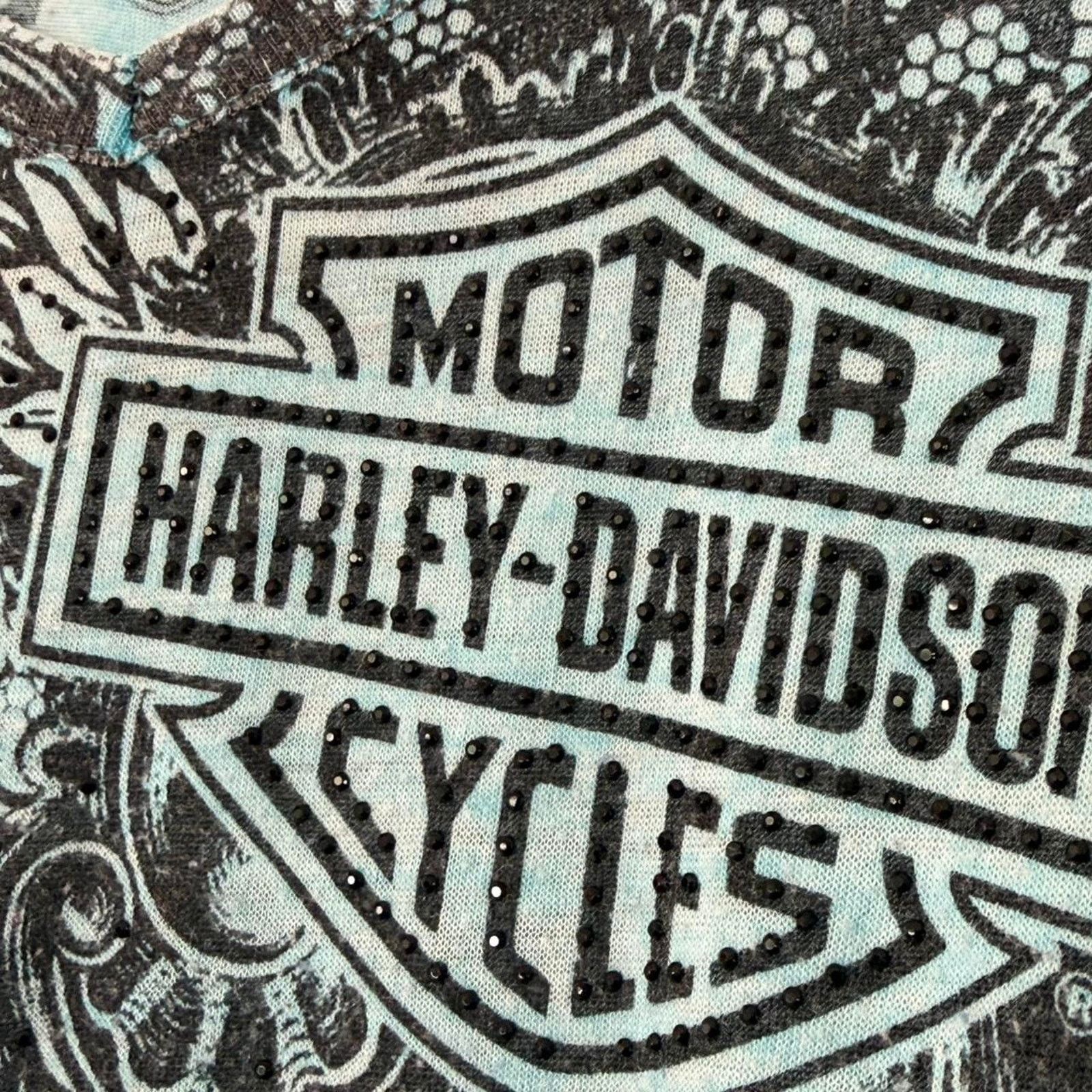 Harley Davidson ✿ ⋆ 𓆩♡𓆪 Harley-Davidson Long Sleeve Graphic Tee Size L / US 10 / IT 46 - 5 Thumbnail