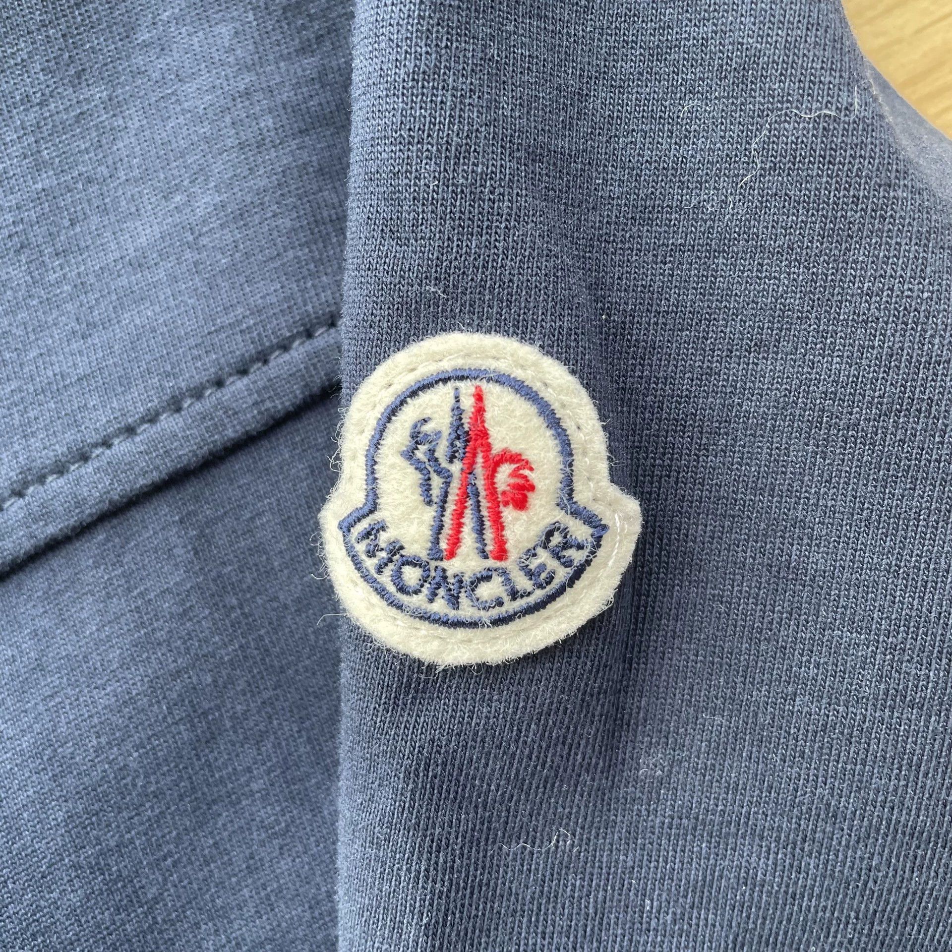 Moncler Moncler Embroidered Logo Colorblock Dress Navy XS 99 New Size XS / US 0-2 / IT 36-38 - 4 Thumbnail