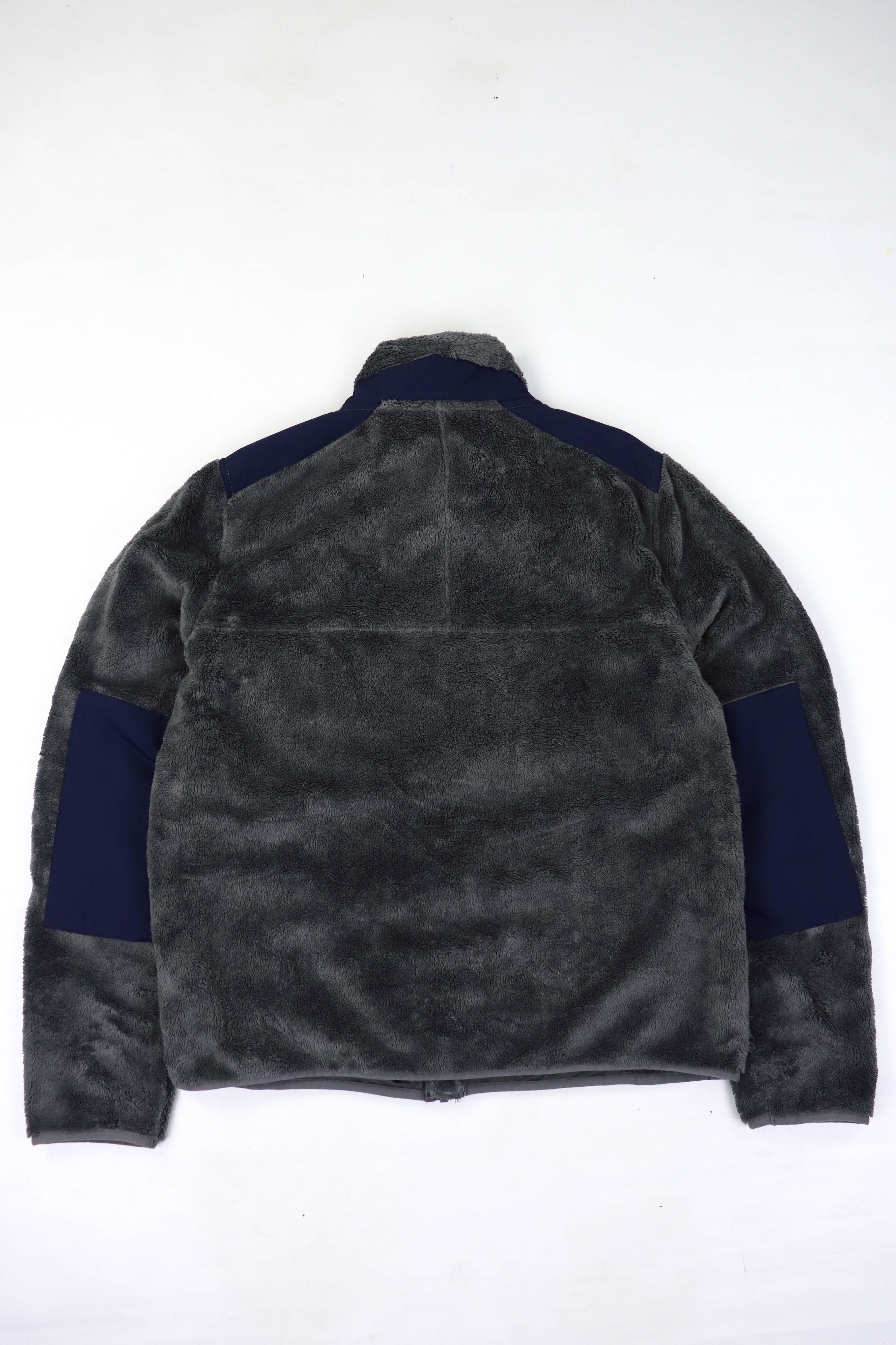 L.L. Bean L.L. Bean Gray/Blue Hi-Pile Full Zip Fleece Hiking Jacket Size US M / EU 48-50 / 2 - 2 Thumbnail
