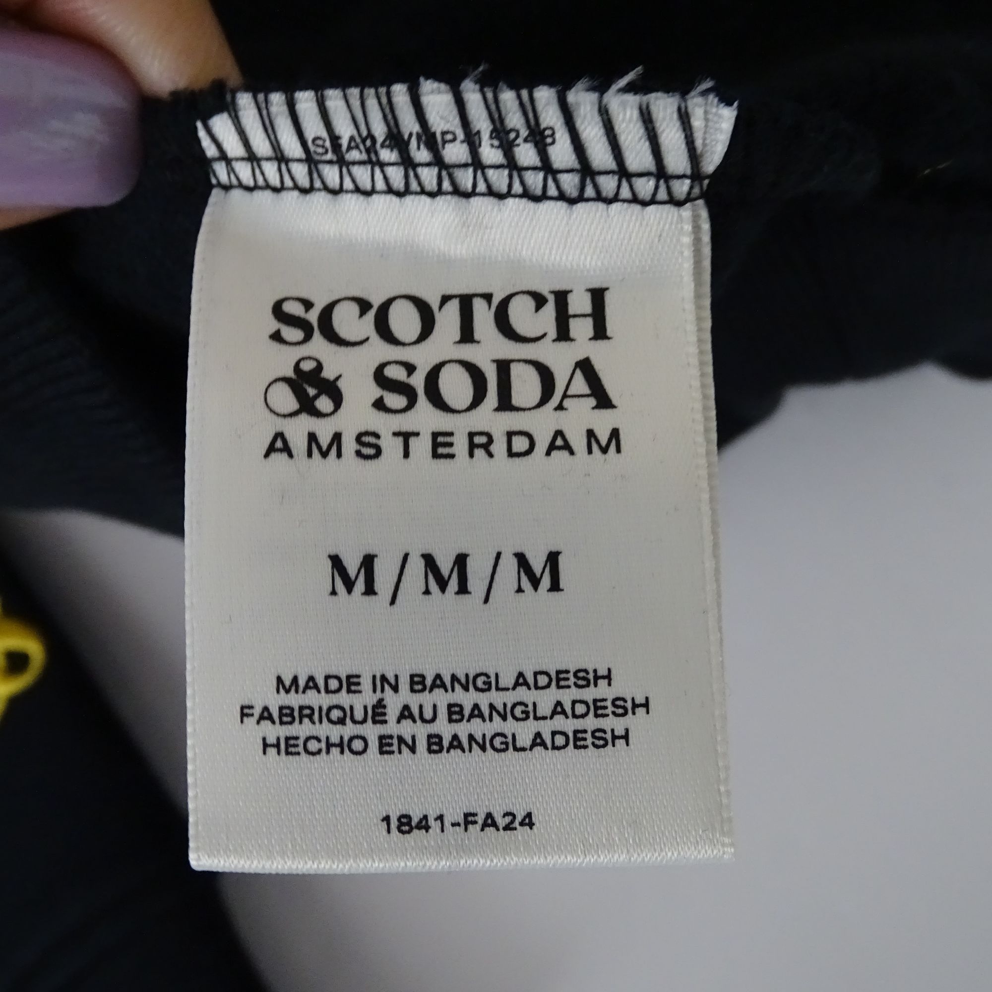 Scotch & Soda Scotch and Soda Relaxed Fit Fleece Graphic Pullover Hoodie Size US M / EU 48-50 / 2 - 7 Thumbnail