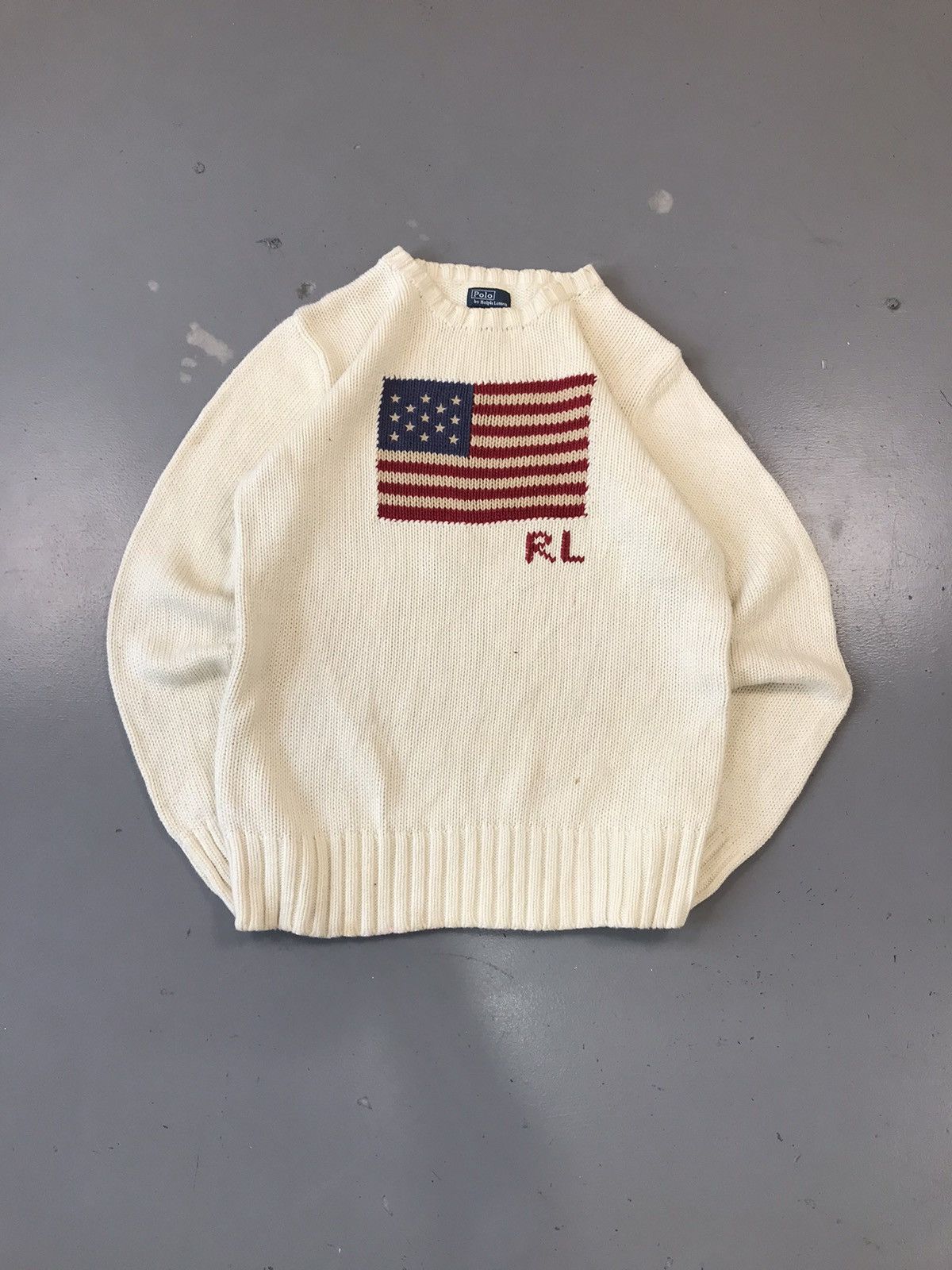 Polo Ralph Lauren × Vintage Rare vintage polo Ralph Lauren polo American 🇺🇸 sweater Size L / US 10 / IT 46 - 1 Thumbnail