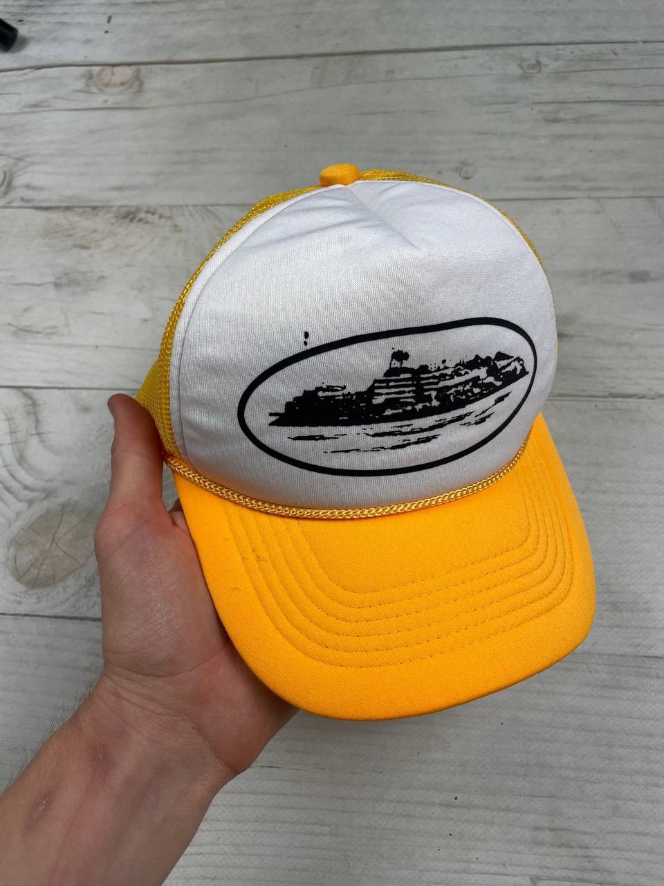 Corteiz Corteiz Alcatraz Logo Trucker Hat Cap | Grailed