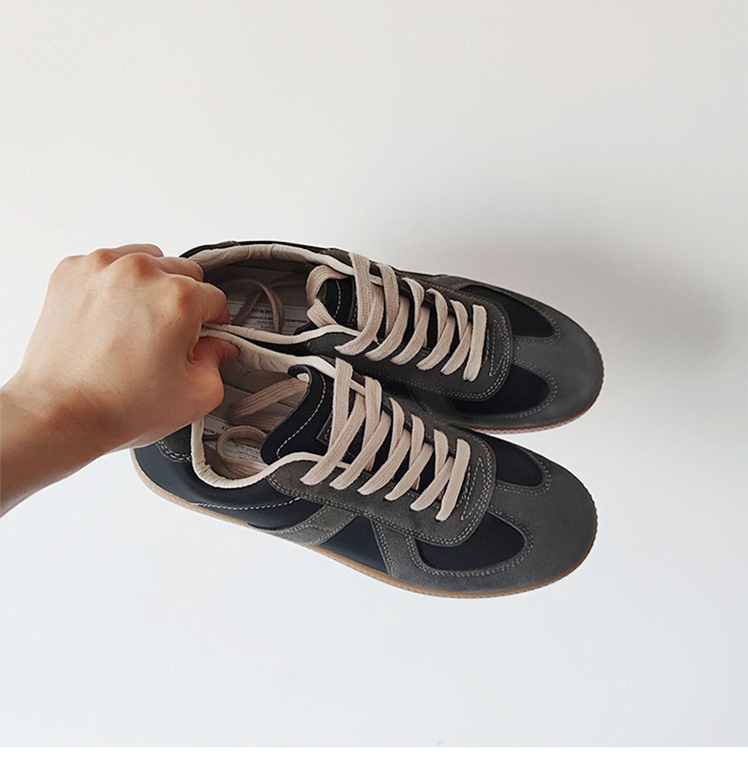Vintage Army Military Retro Sneakers - Gray & Black Size US 10 / EU 43 - 2 Thumbnail