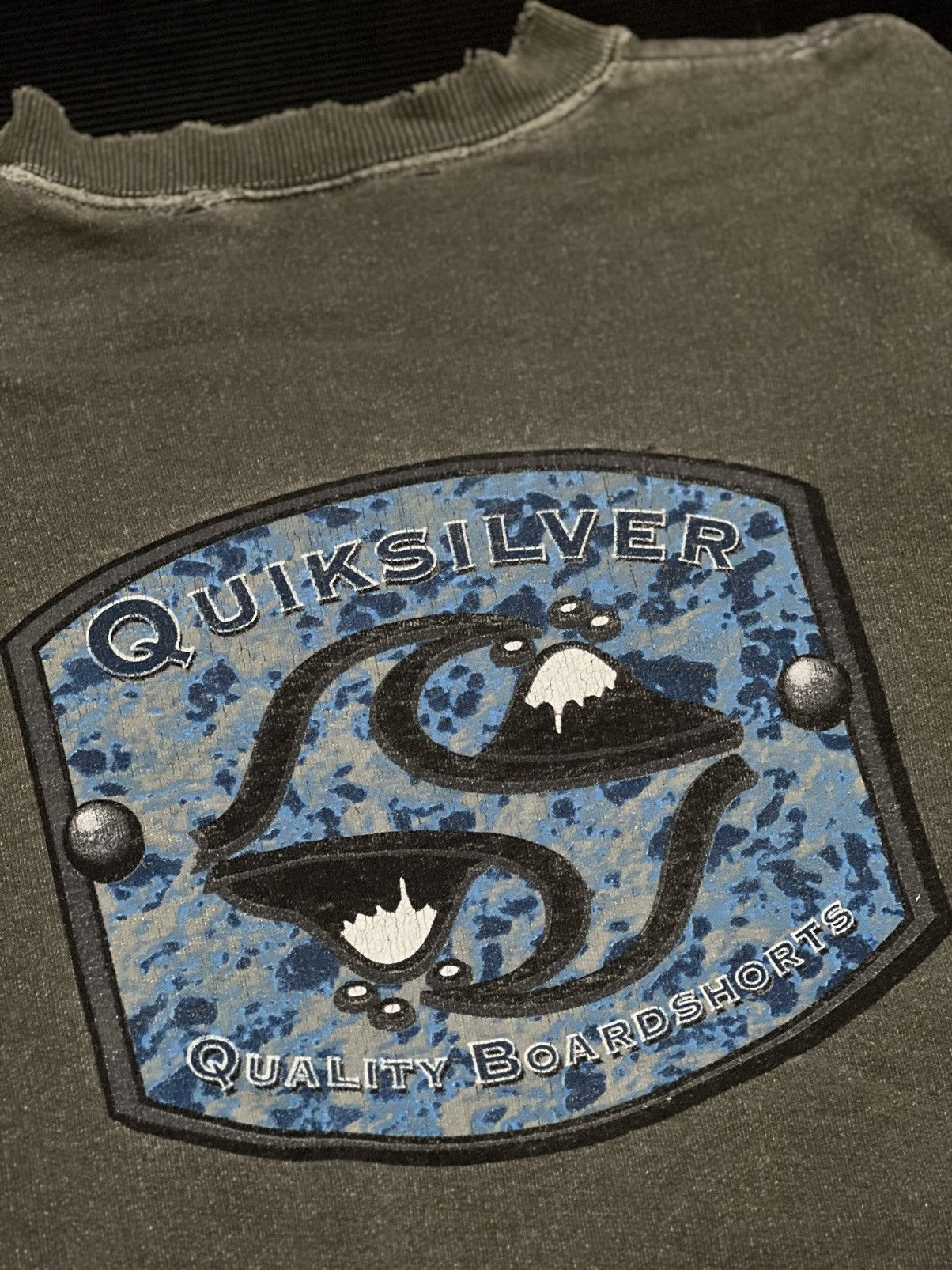 Quiksilver 🔥HOT DROPS🔥 Vintage 90s Quicksilver Big Logo Surfboards Size US L / EU 52-54 / 3 - 1 Thumbnail