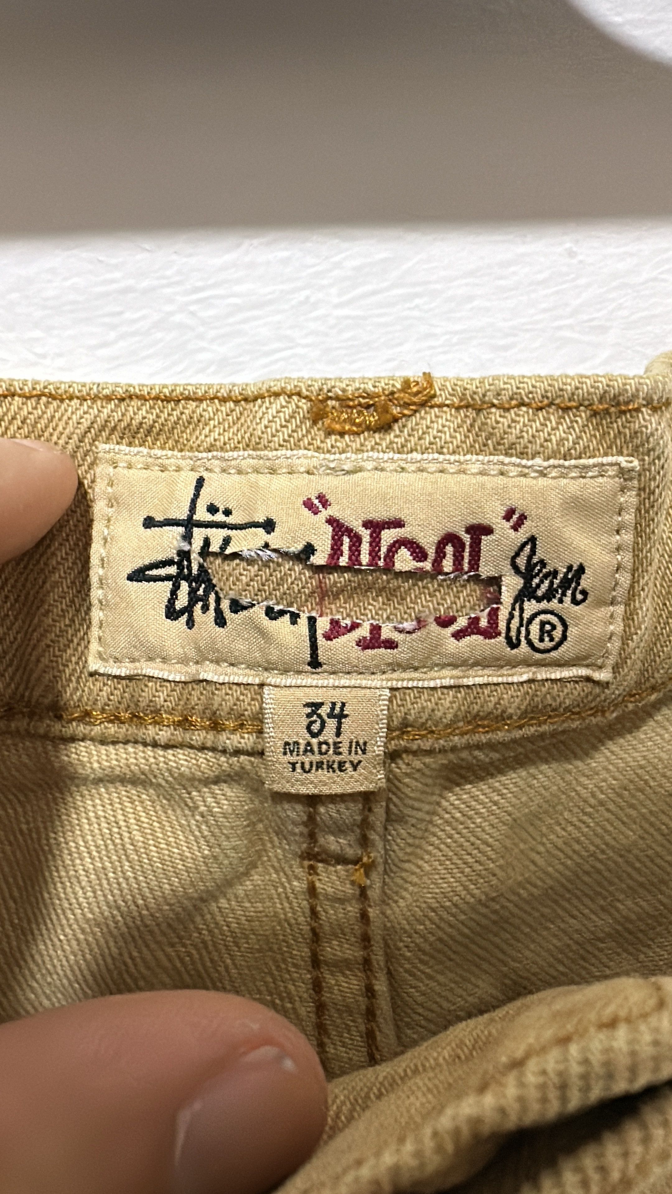 Stussy Stussy Big Ol Jean Denim Sand Size 34 Size US 34 / EU 50 - 6 Thumbnail