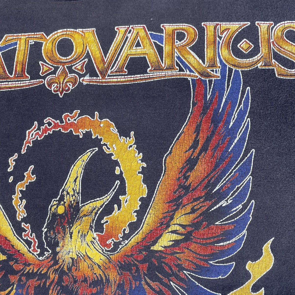 Band Tees 🔥Vintage 90s Stratovarius Power Metal Band Distress Tee Size US L / EU 52-54 / 3 - 9 Thumbnail