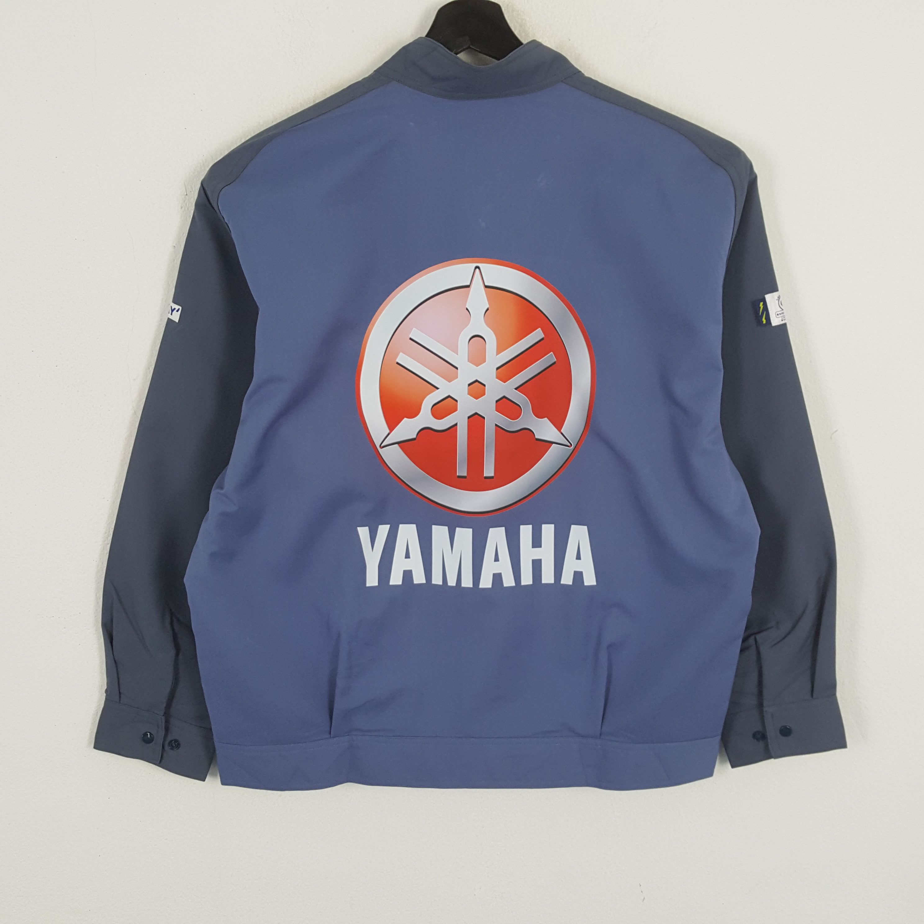 Vintage × Yamaha YAMAHA Japanese Motorcycle Brand Custom Art Jacket Size US XL / EU 56 / 4 - 1 Thumbnail