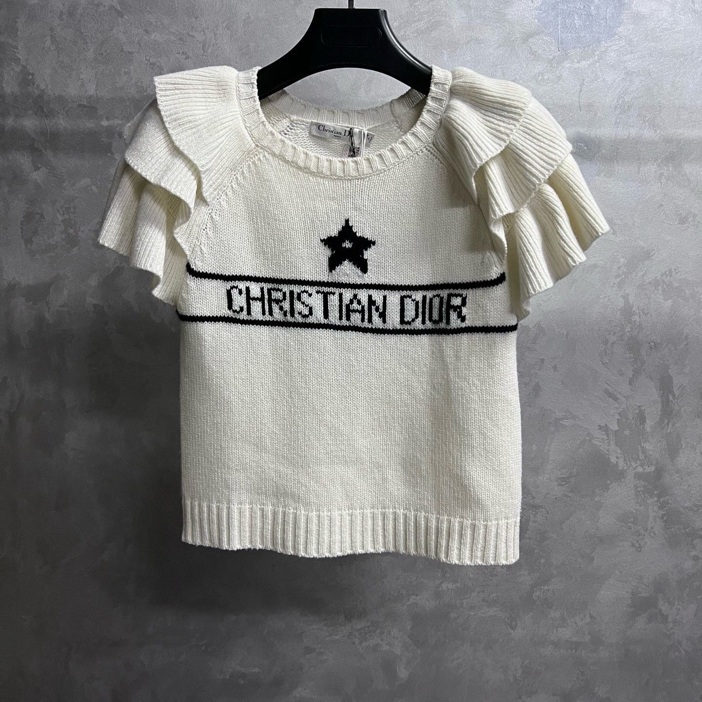 Dior Dior Retro White Sweater us_2 Women Size XS / US 0-2 / IT 36-38 - 1 Thumbnail