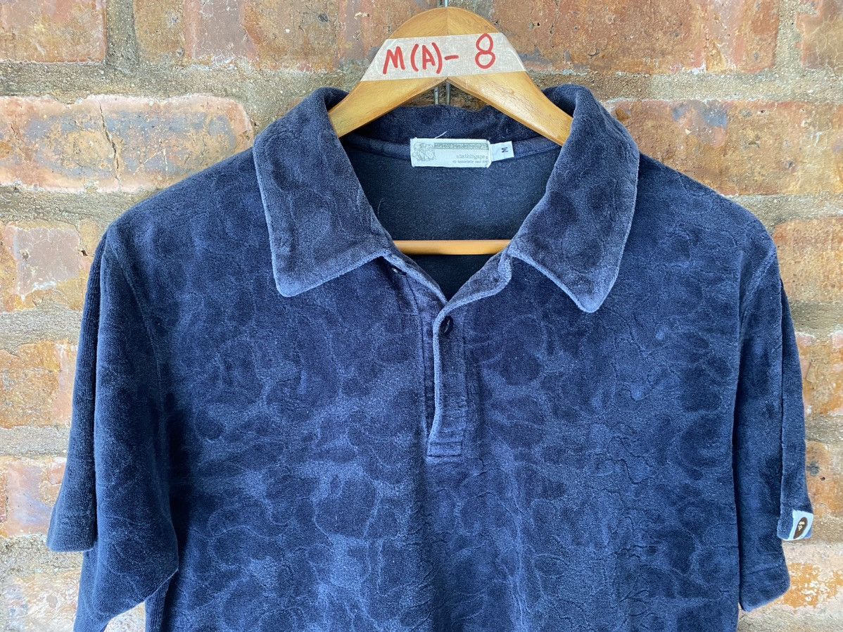 Bape AW2003 Bape Abc Camo Velour shirt Size US M / EU 48-50 / 2 - 3 Thumbnail