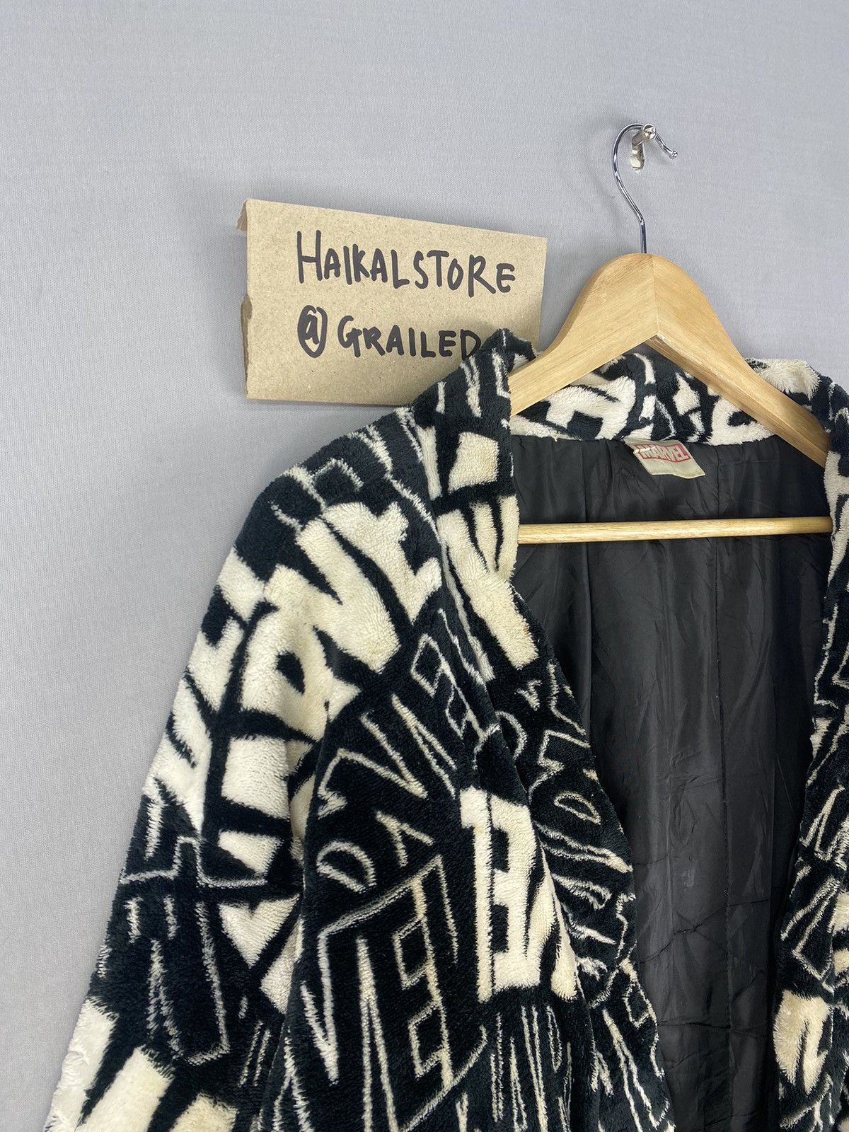 Japanese Brand Y2k Marvel Fullprint Fleece Kimono Jacket Size US L / EU 52-54 / 3 - 2 Thumbnail