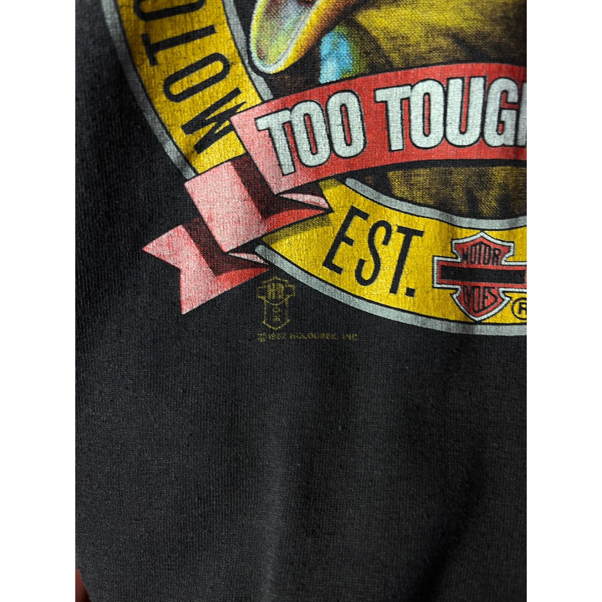 Harley Davidson × Vintage Very Rare 1987 Harley Davidson Vintage Eagle T-shirt USA Size US L / EU 52-54 / 3 - 2 Thumbnail