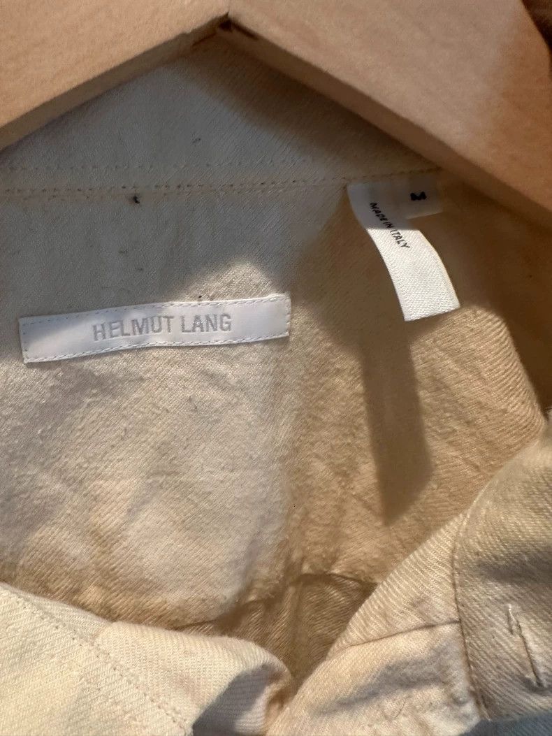 Helmut Lang HELMUT LANG White denim cravat shirt Size US M / EU 48-50 / 2 - 4 Thumbnail
