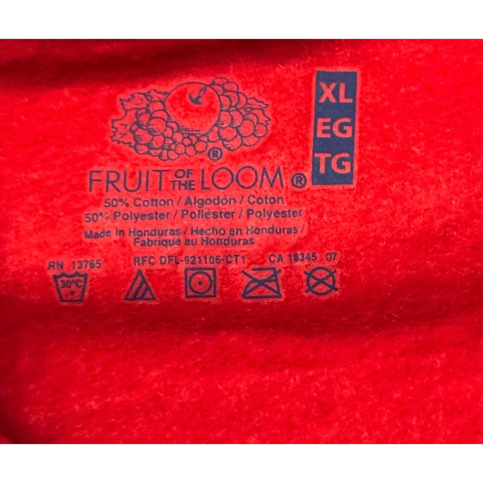 Fruit Of The Loom Louisville Cardinals Cards Fruit of the Loom Hoodie X-Large Size US XL / EU 56 / 4 - 6 Thumbnail