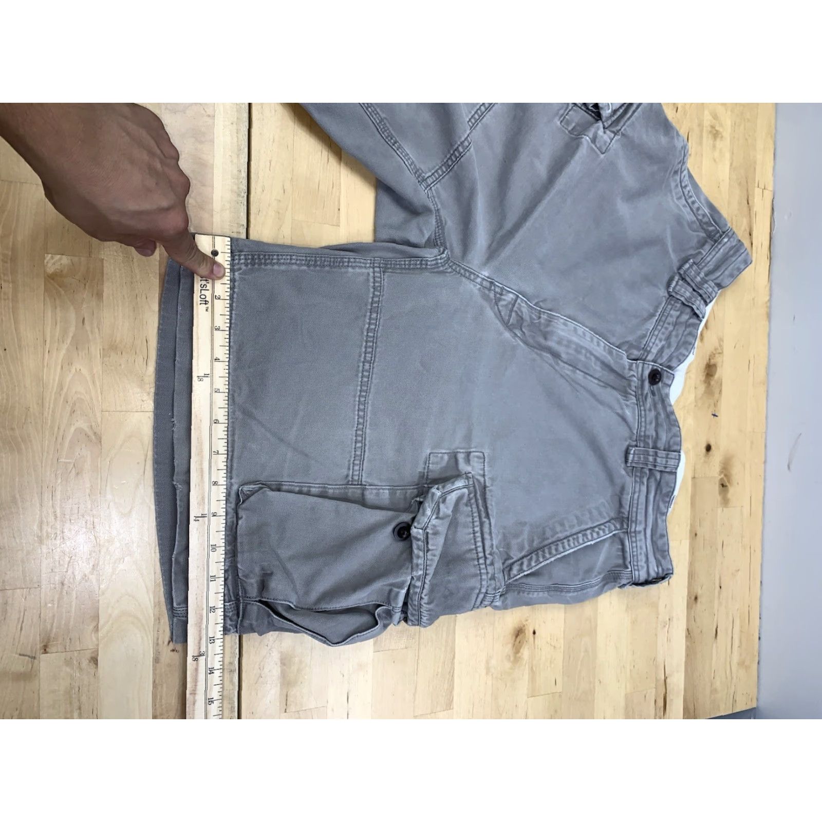 Polo Ralph Lauren VINTAGE Polo Ralph Lauren Cargo Shorts Men 35 Gray 9" Inseam Casual Size US S / EU 44-46 / 1 - 7 Thumbnail