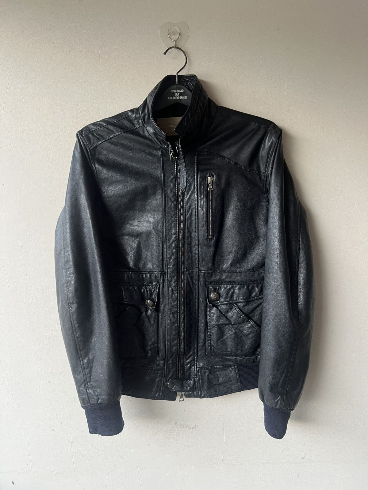 Schlussel Advantage Circle Japan Sheep Leather Blouson Jacket Size US M / EU 48-50 / 2 - 2 Thumbnail