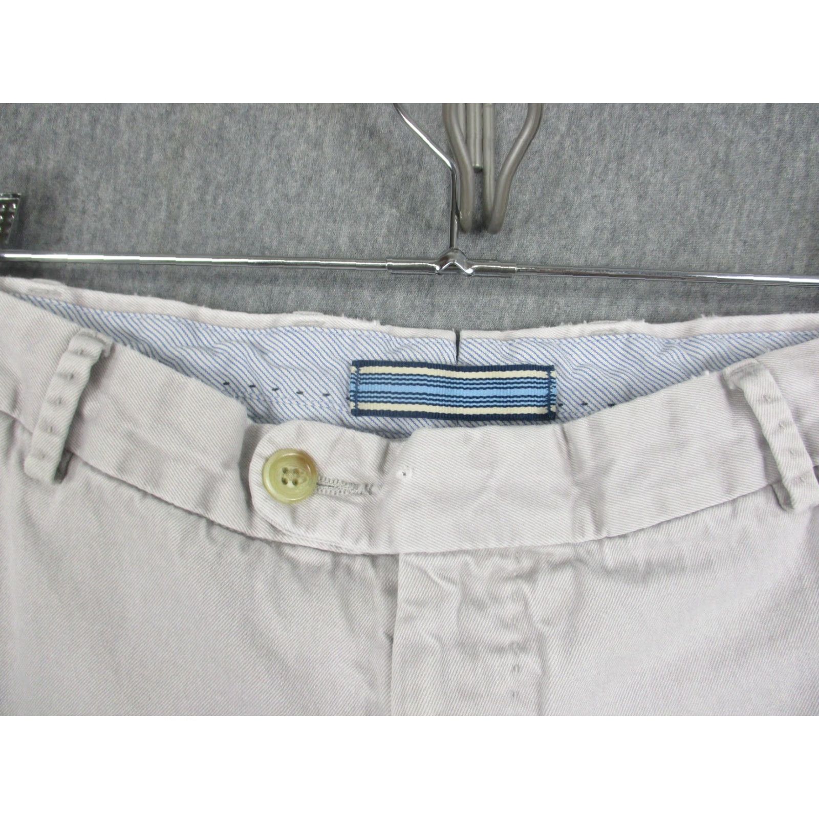 Peter Millar Peter Millar Pants Mens 35x30 Beige Chino Straight Leg Cotton Twill Casual Size US 35 - 2 Thumbnail