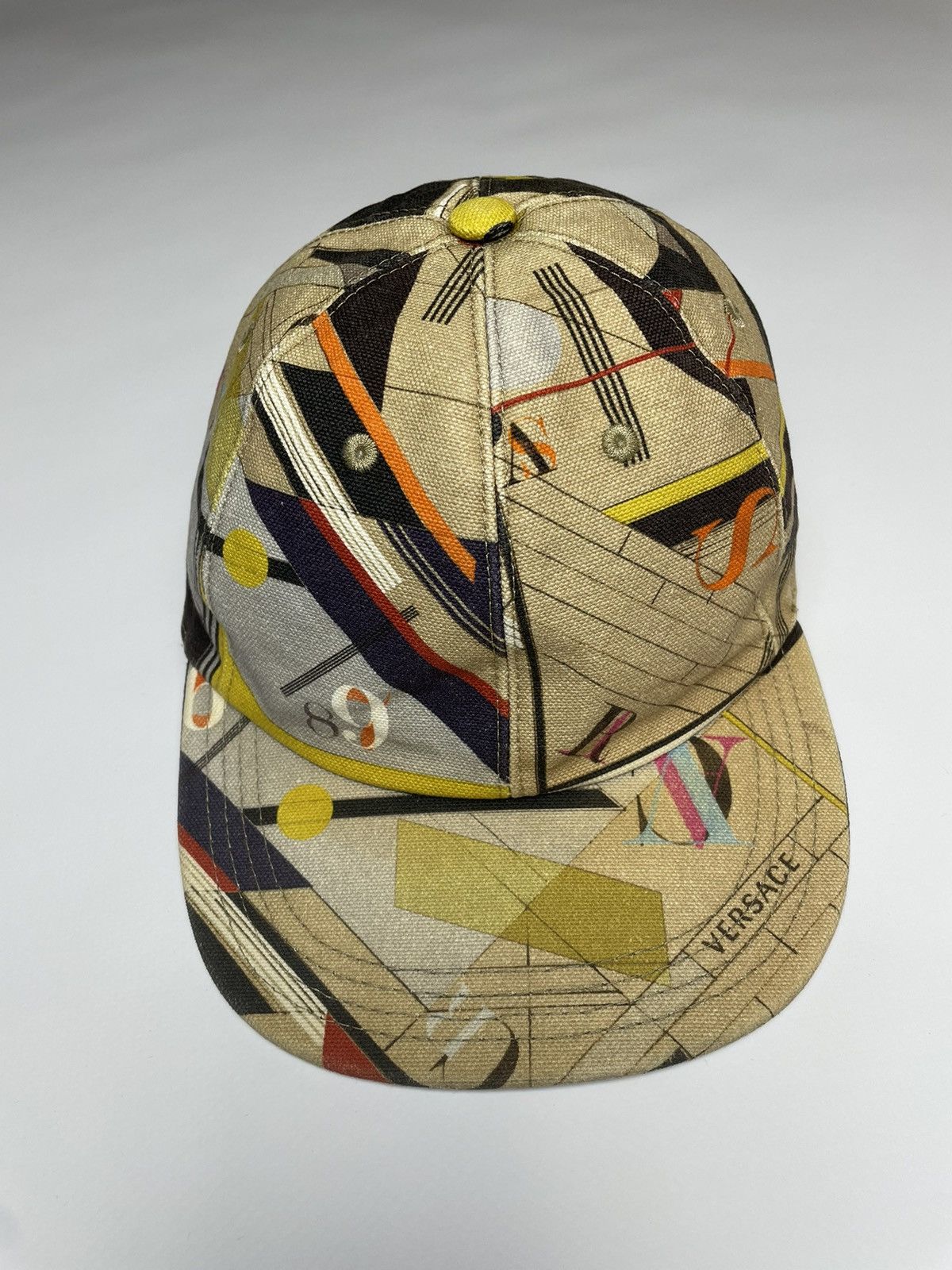 Versace Rare Versace Printed Cap Size ONE SIZE - 6 Thumbnail