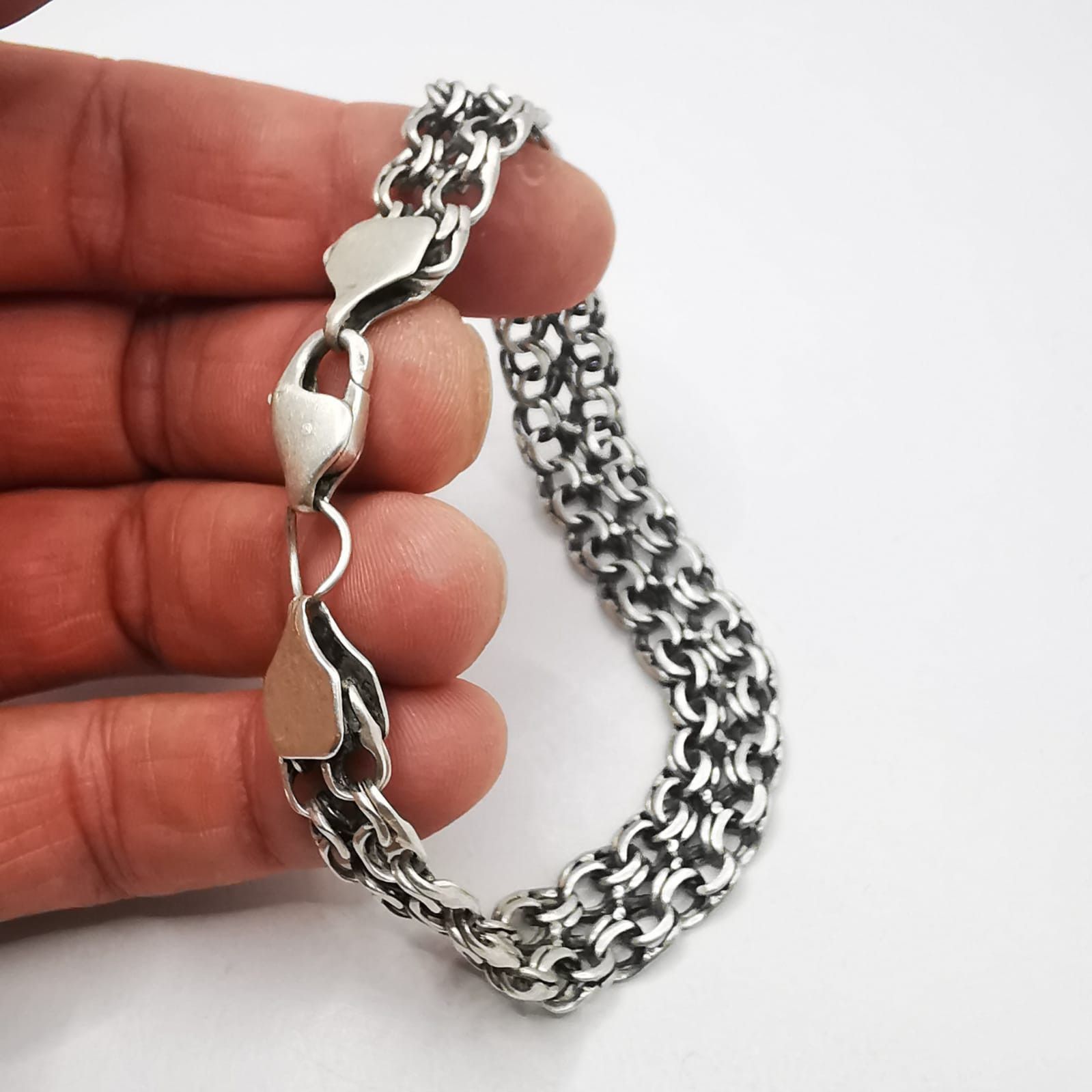 Vintage Vintage Bracelet Jewelry,925 Sterling Silver 28,54g Size ONE SIZE - 3 Thumbnail