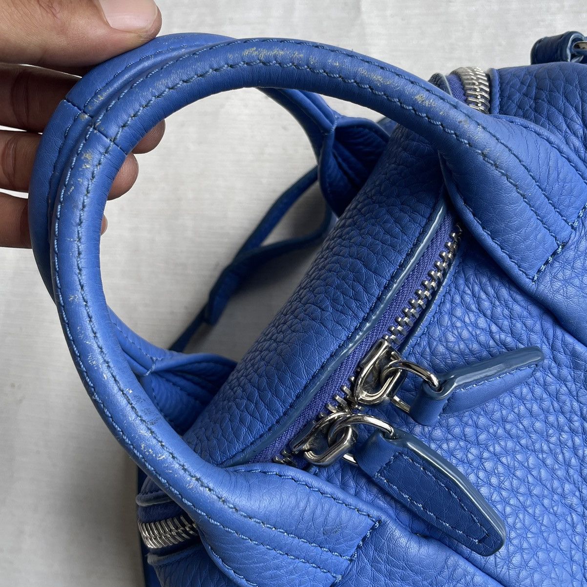 Alexander Wang Alexander Wang Blue Calf Leather Rockie Bag Size ONE SIZE - 22 Thumbnail