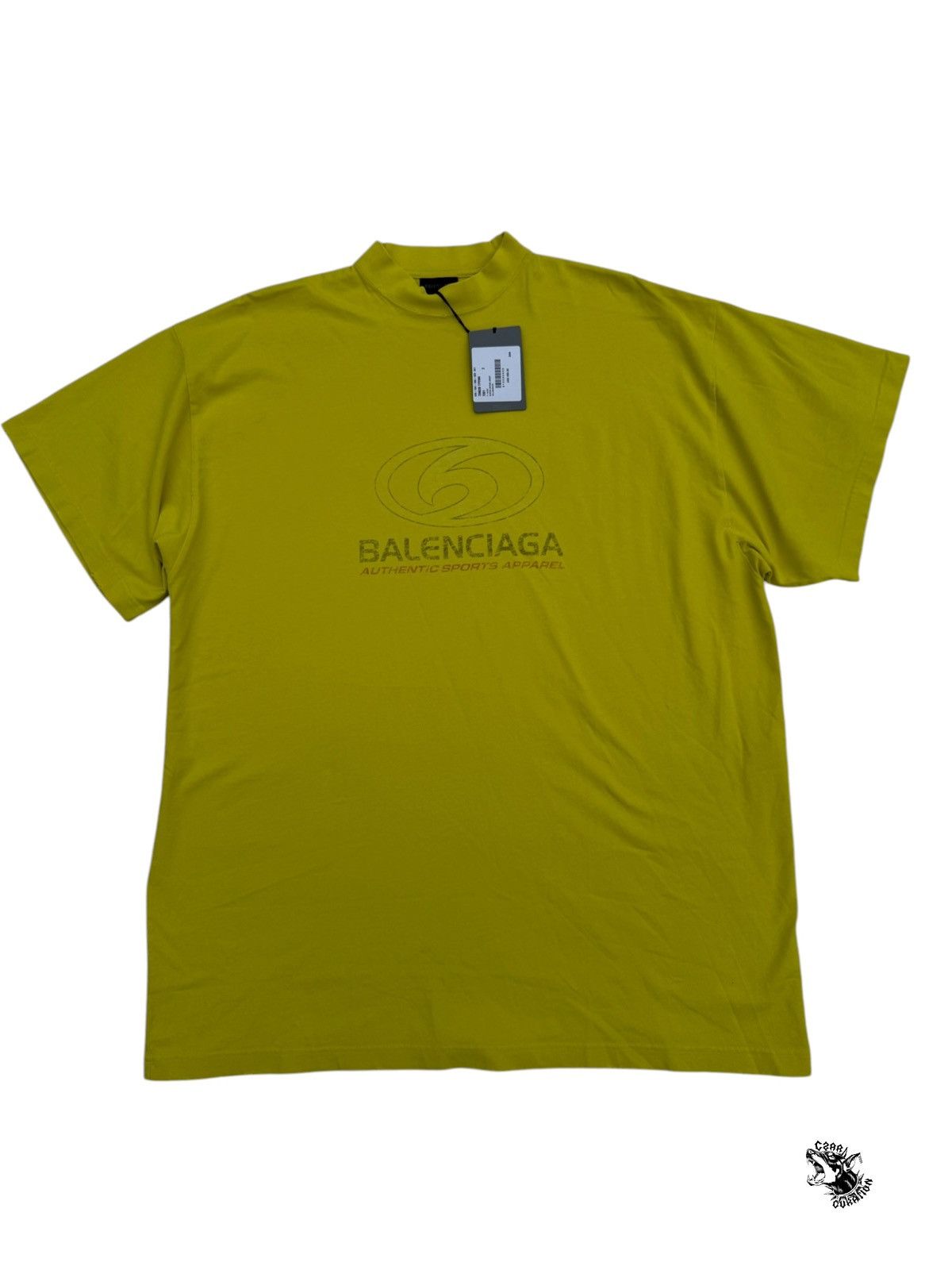 Balenciaga Balenciaga surfer yellow t shirt Size US XL / EU 56 / 4 - 1 Thumbnail