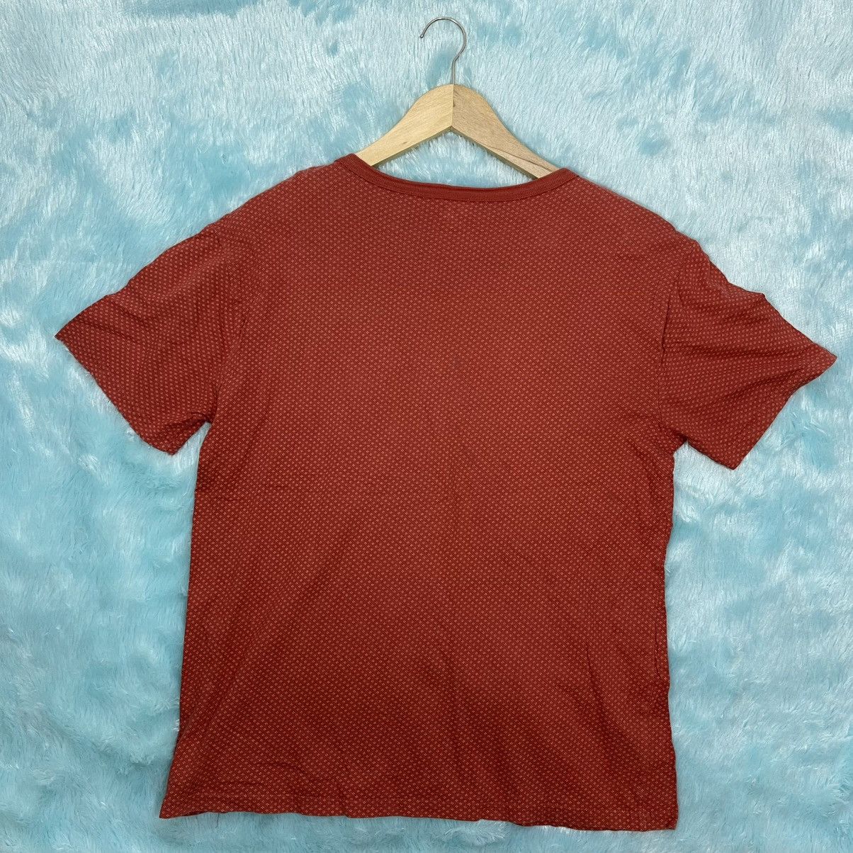 Gap Women's GAP Red T-Shirt with Subtle Polkadot Pattern Size M / US 6-8 / IT 42-44 - 2 Thumbnail