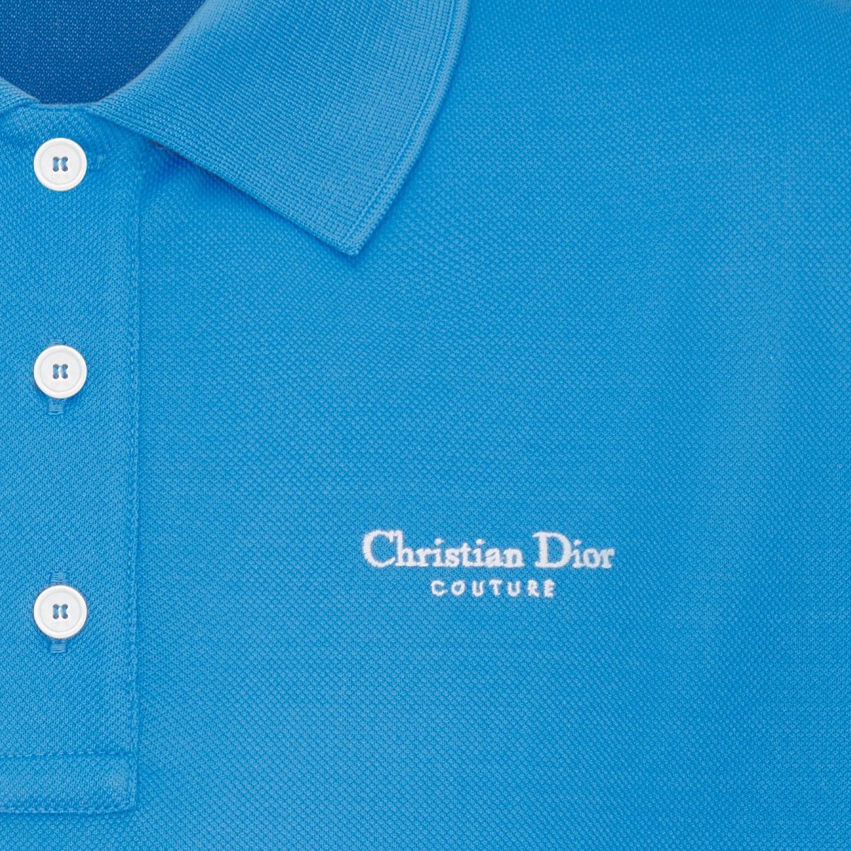 Dior o1bcso1str0226 Couture Polo Shirt in Blue Size US M / EU 48-50 / 2 - 3 Thumbnail